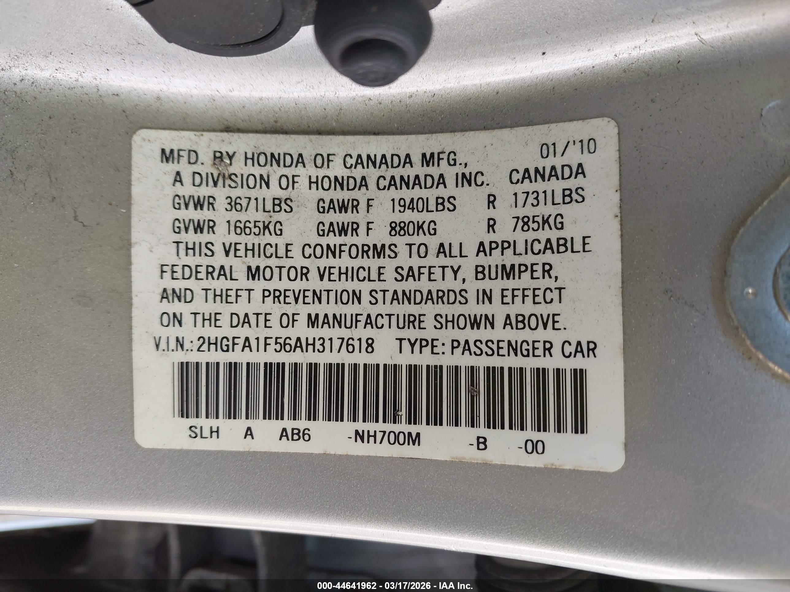 HONDA CIVIC image 9