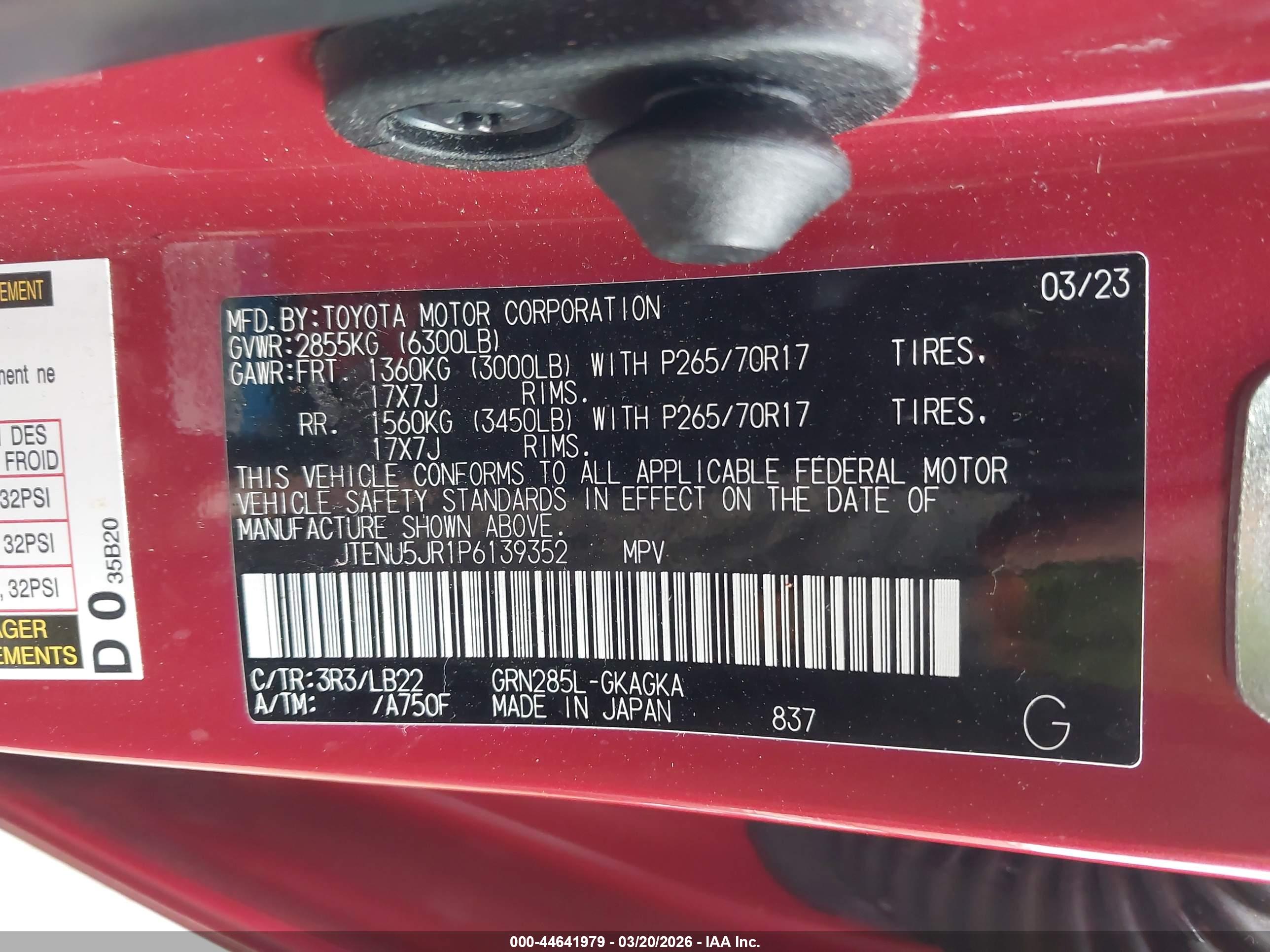 TOYOTA 4RUNNER image 9