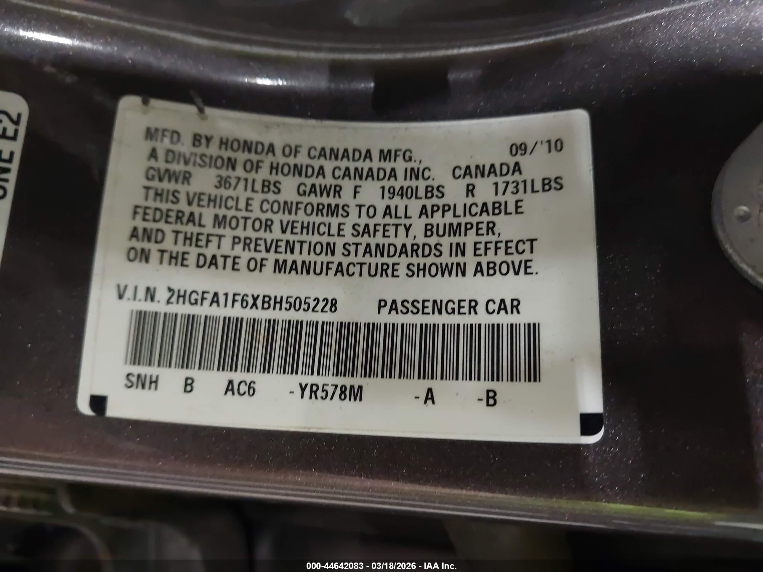 HONDA CIVIC image 9