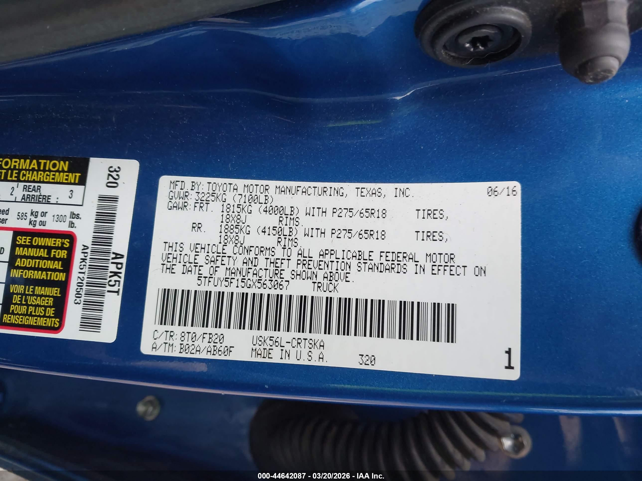 TOYOTA TUNDRA image 9