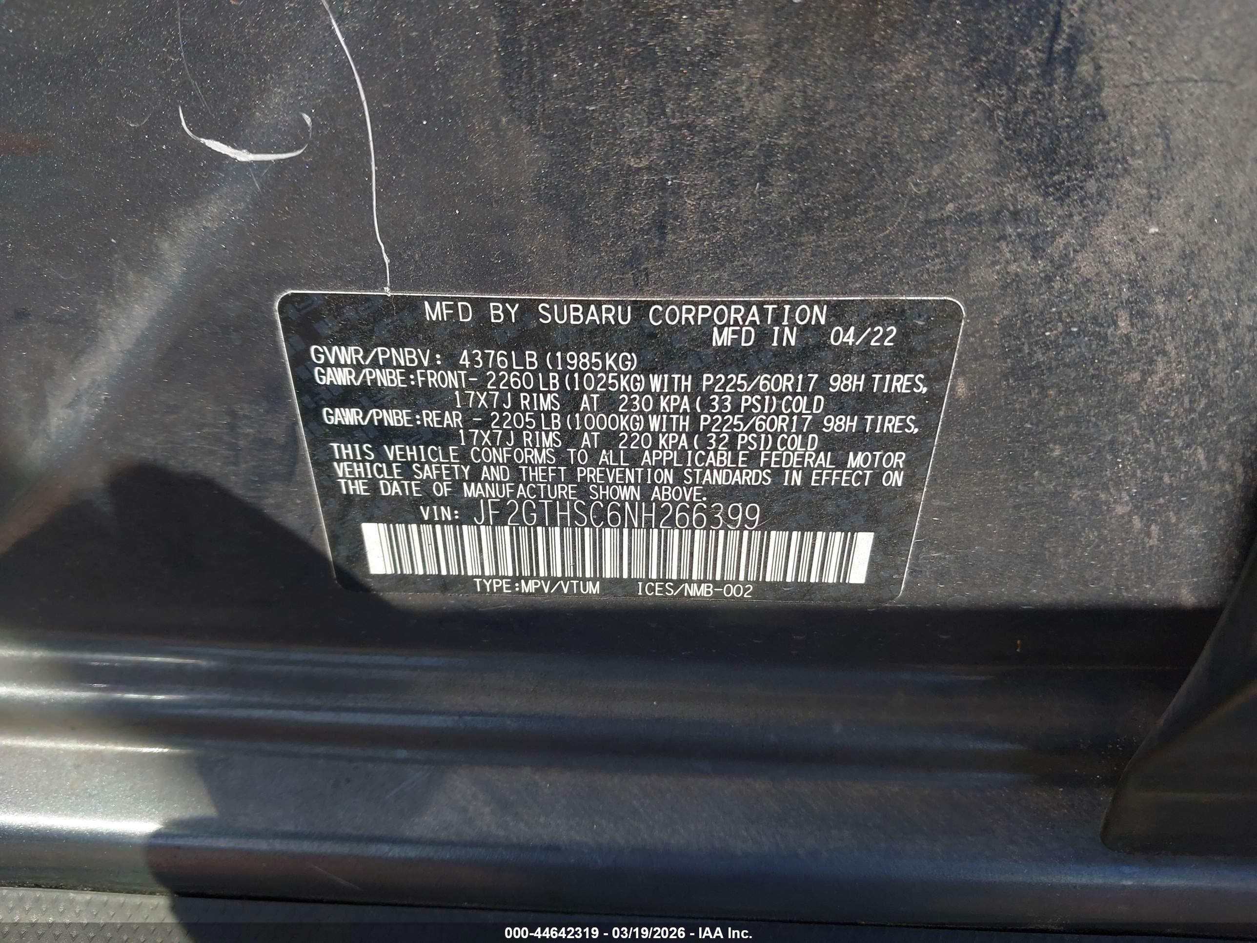 SUBARU CROSSTREK image 9