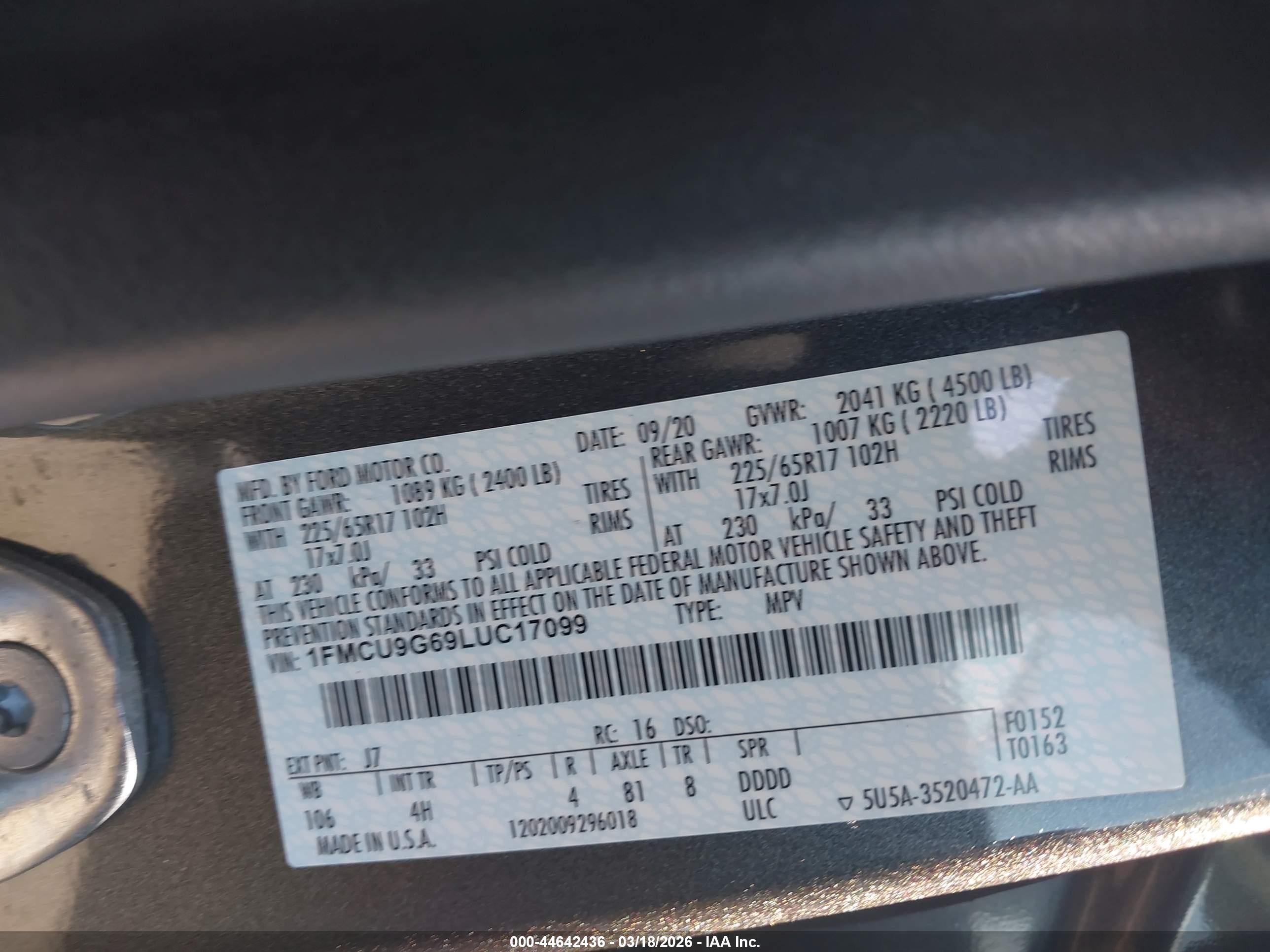 FORD ESCAPE image 9
