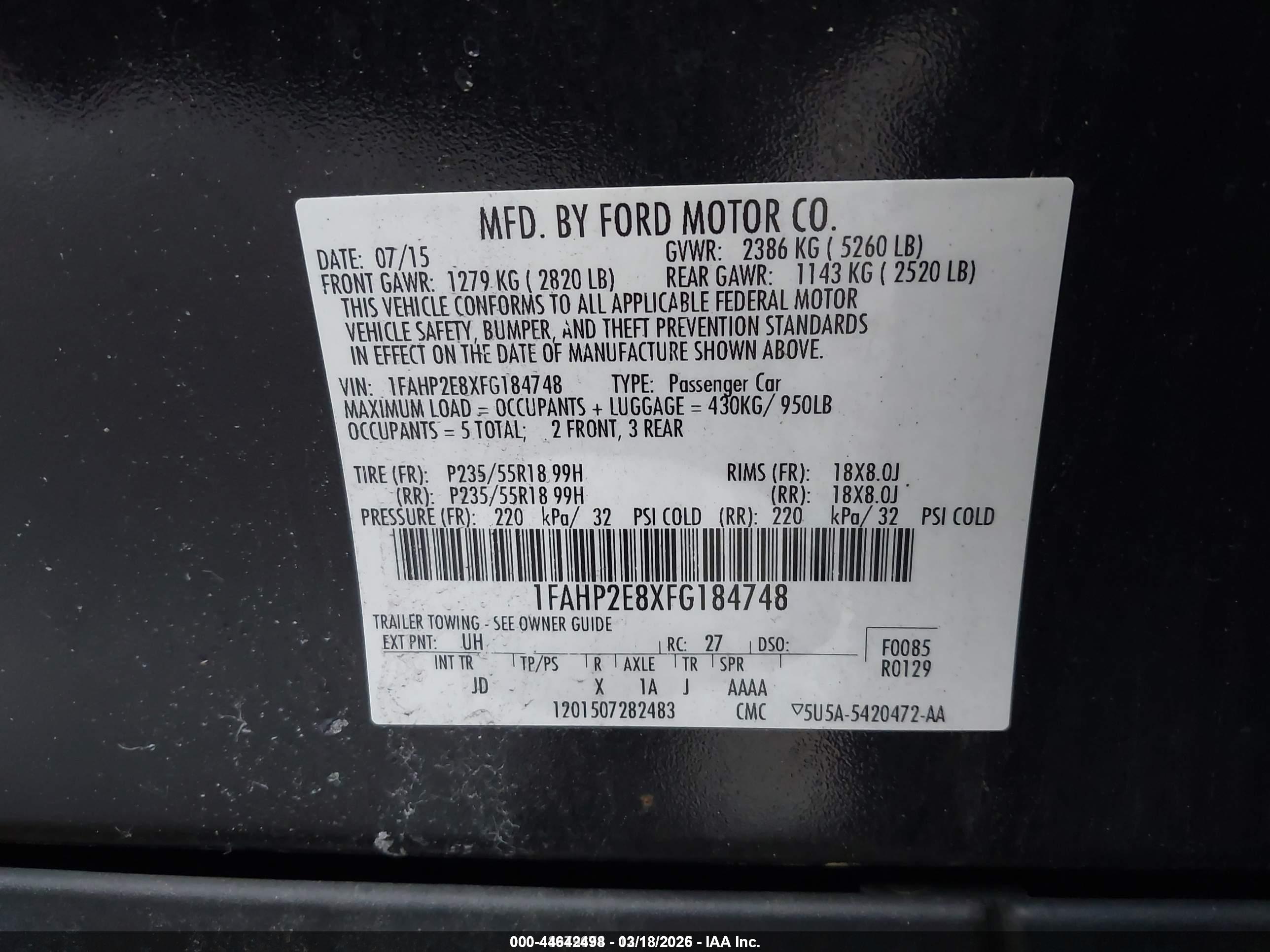 FORD TAURUS image 9