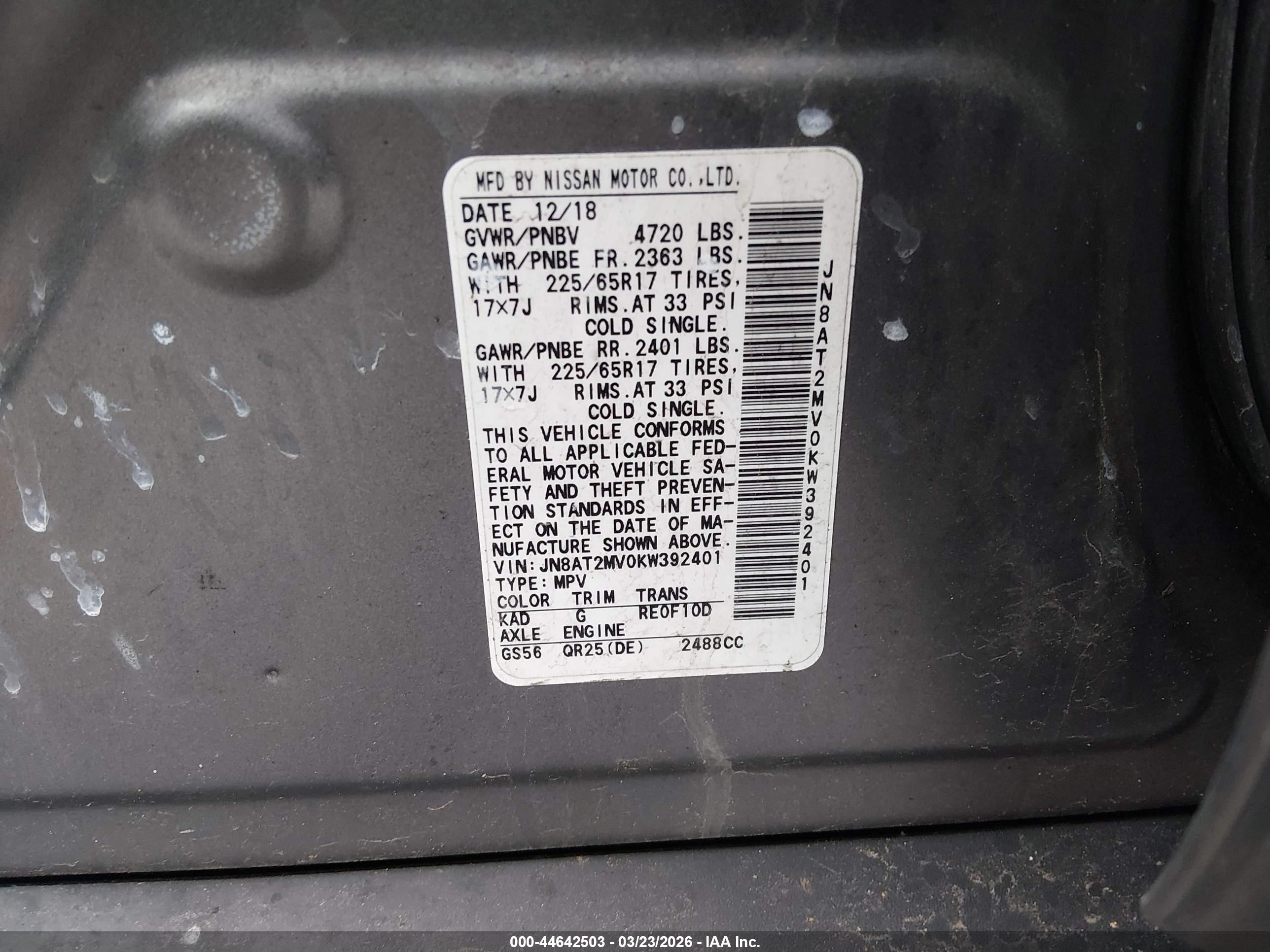 NISSAN ROGUE image 9