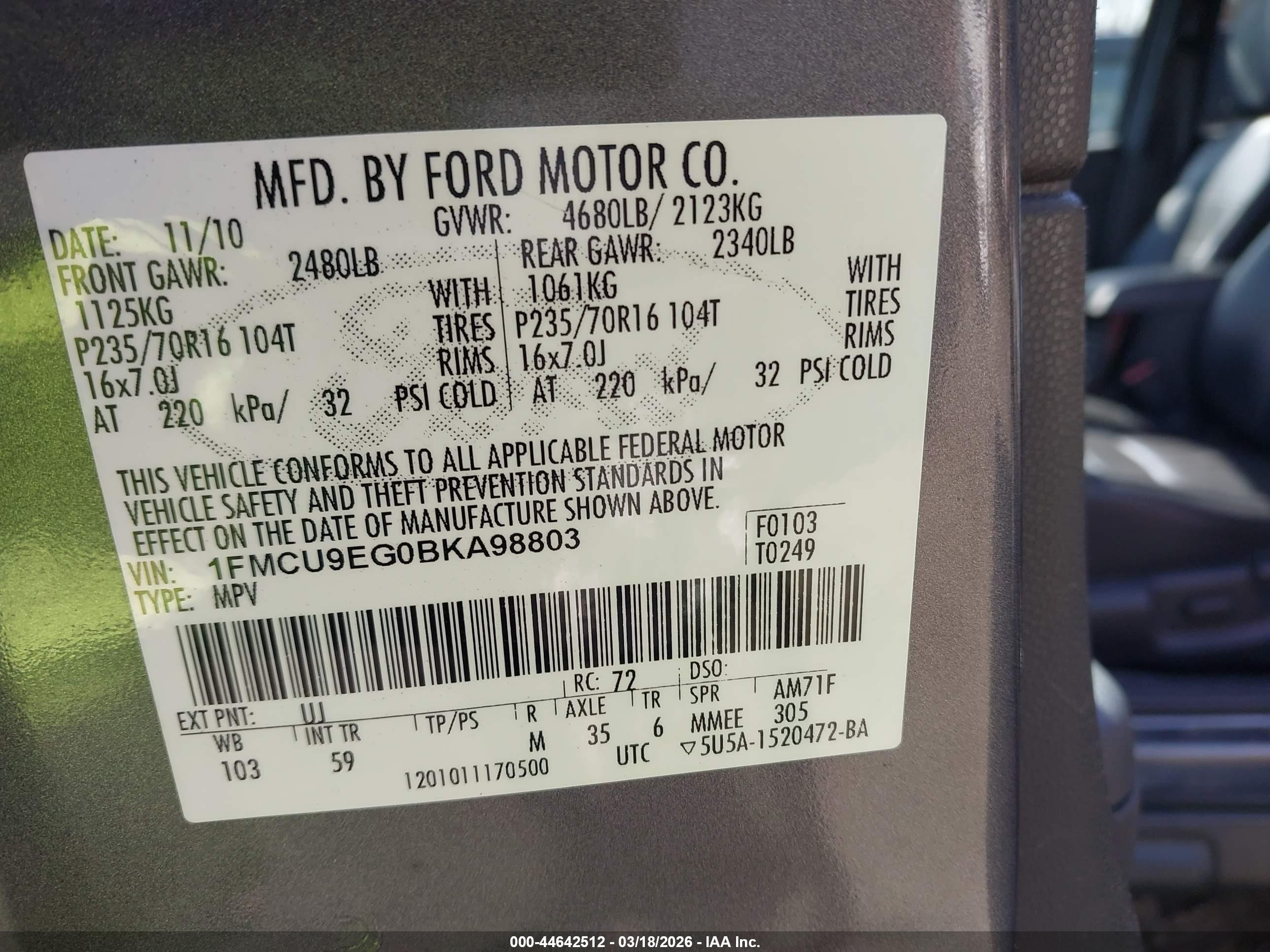 FORD ESCAPE image 9