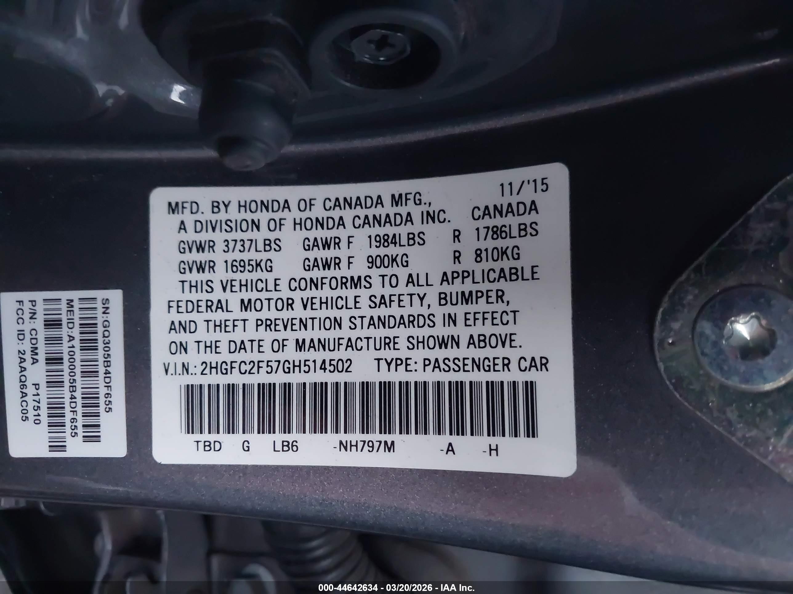HONDA CIVIC image 9