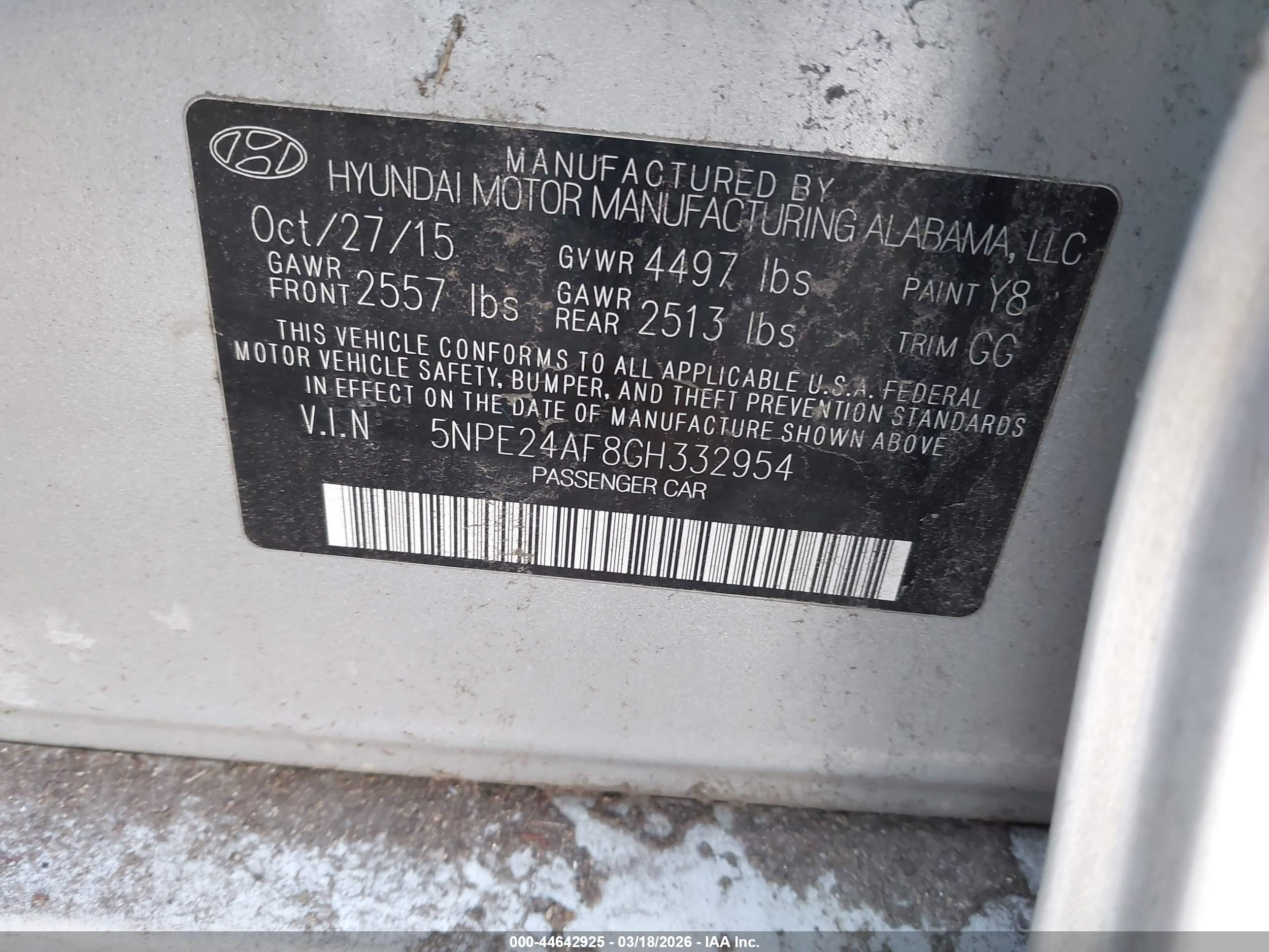 HYUNDAI SONATA image 9