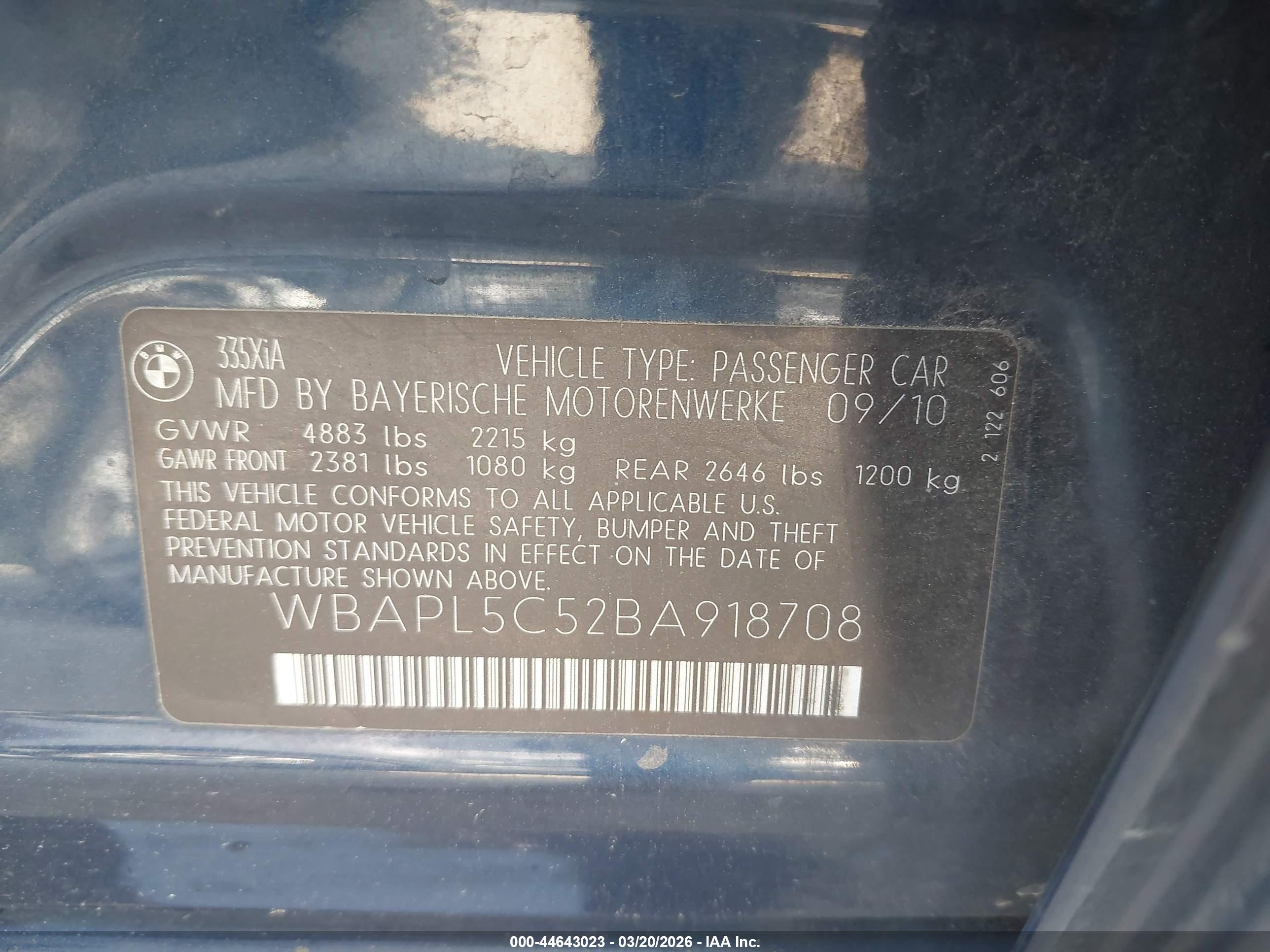 BMW 335I image 9