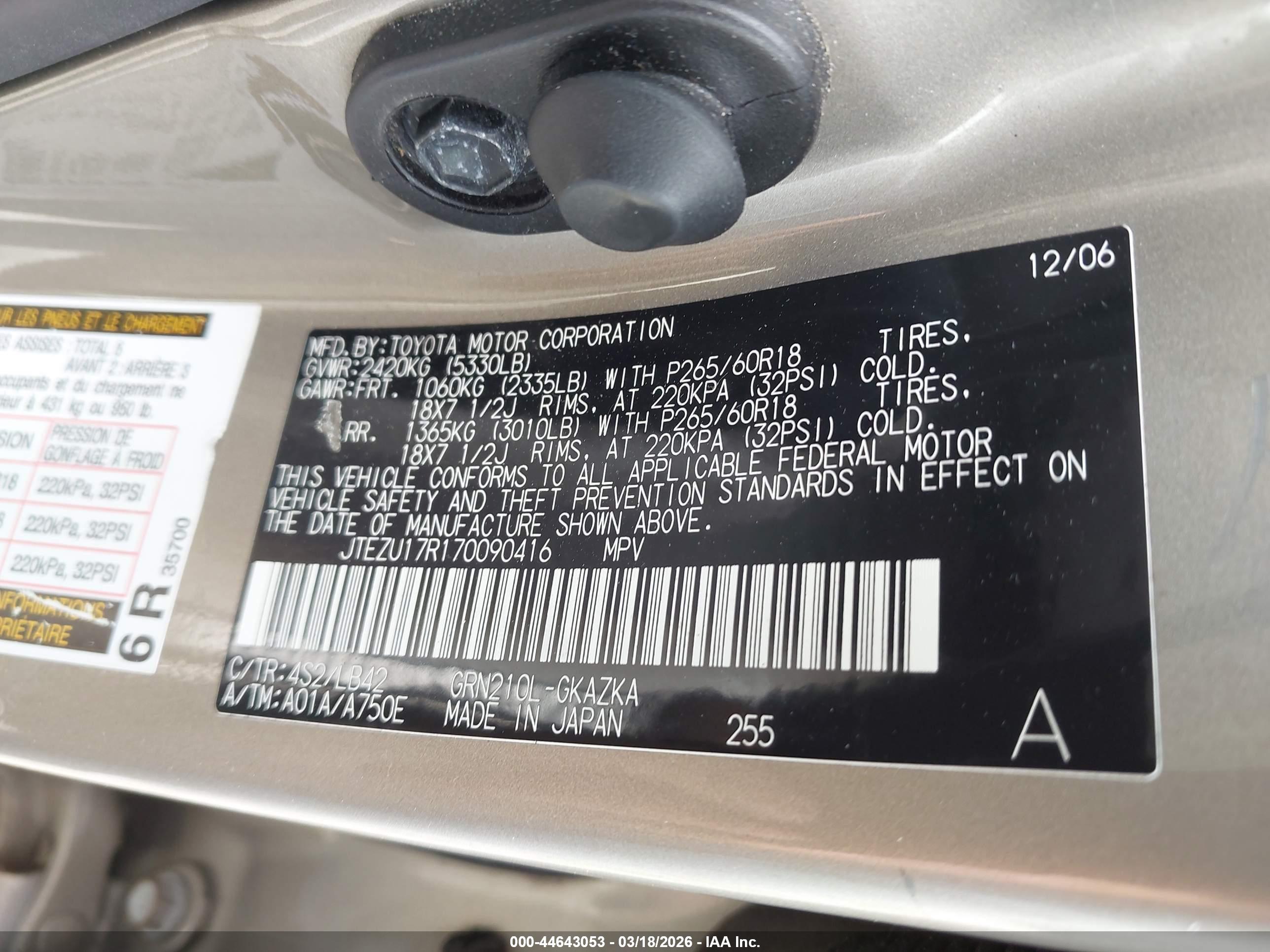 TOYOTA 4RUNNER image 9