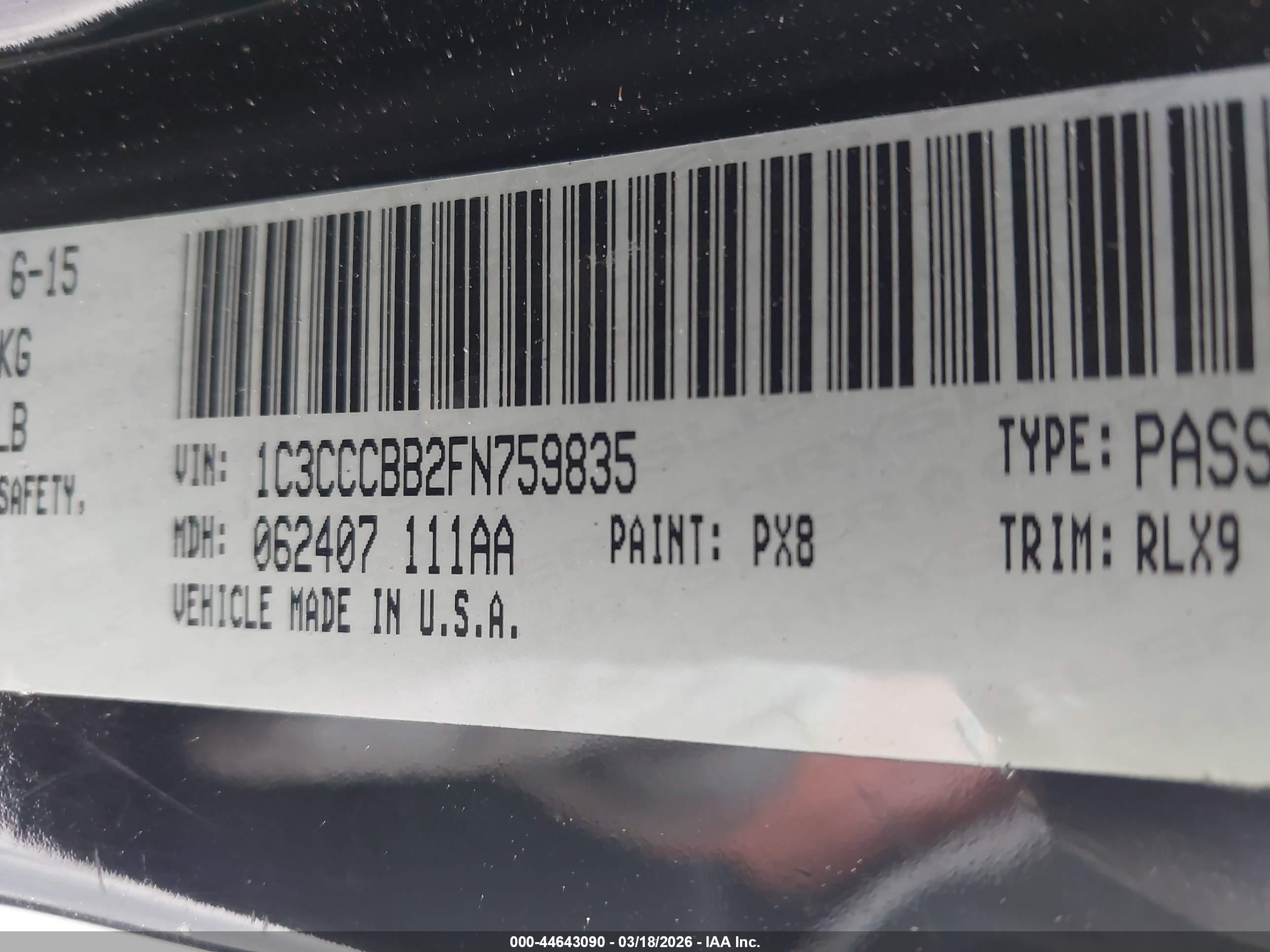 CHRYSLER 200 image 9