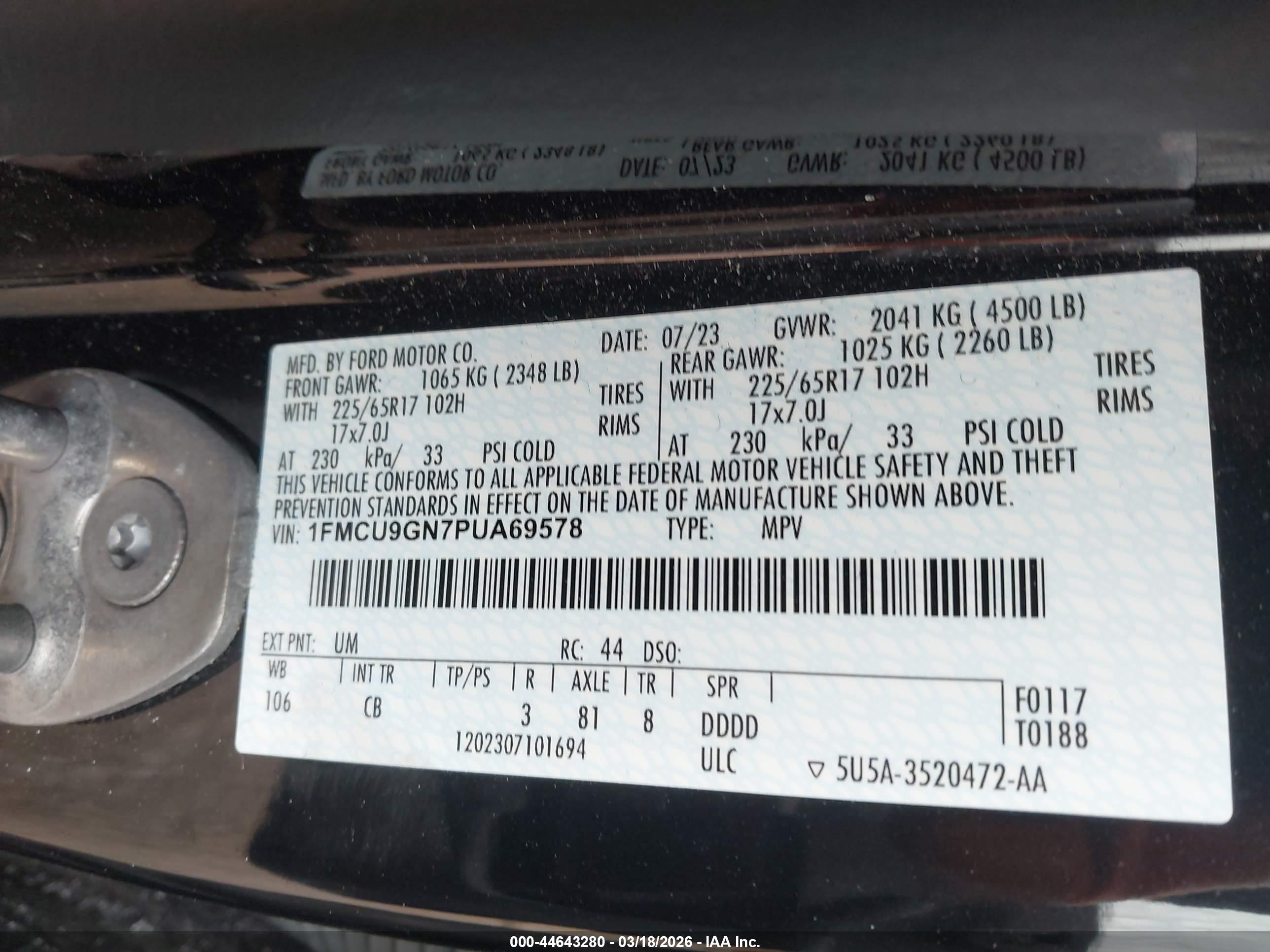 FORD ESCAPE image 9