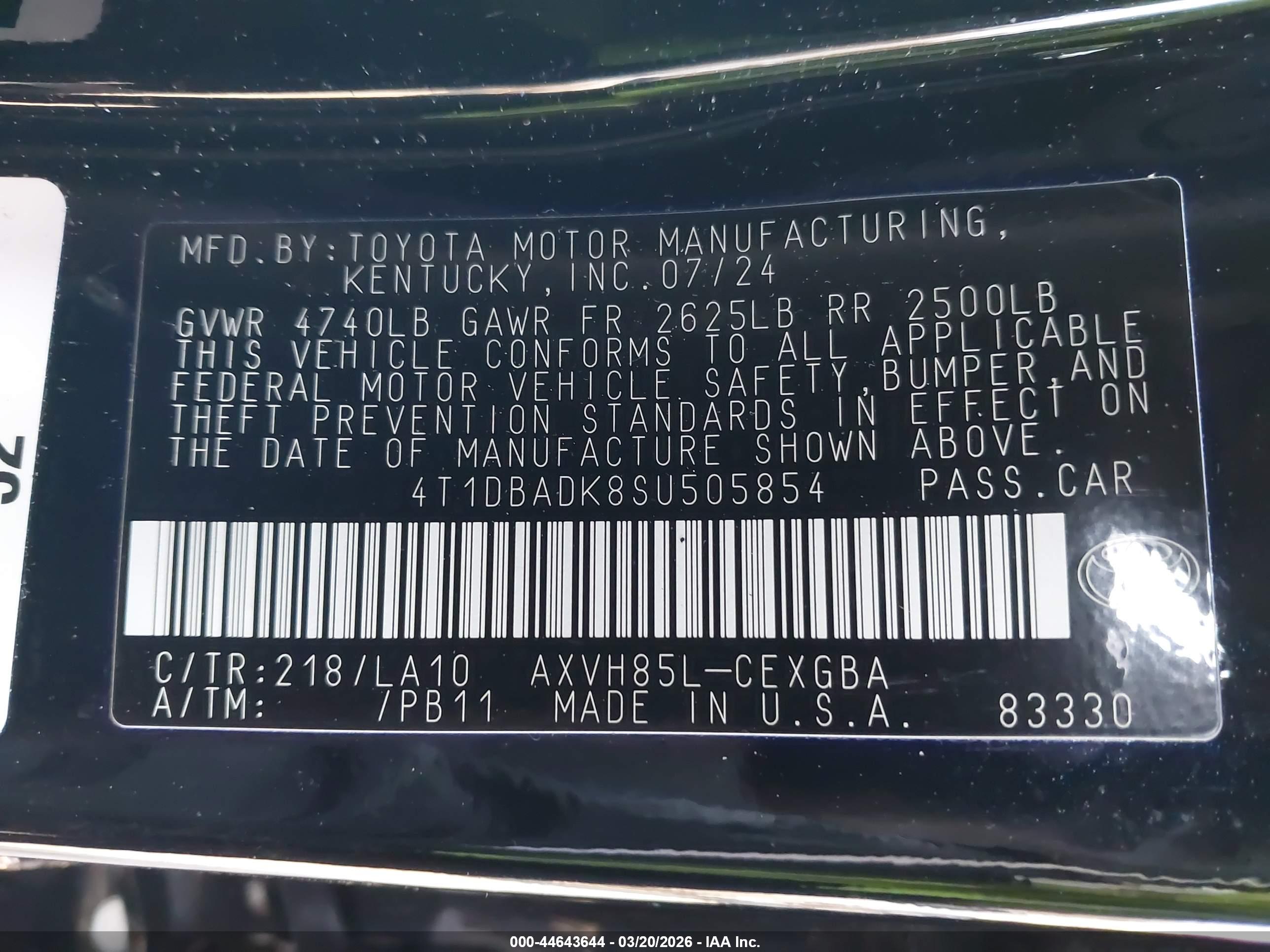 TOYOTA CAMRY image 9
