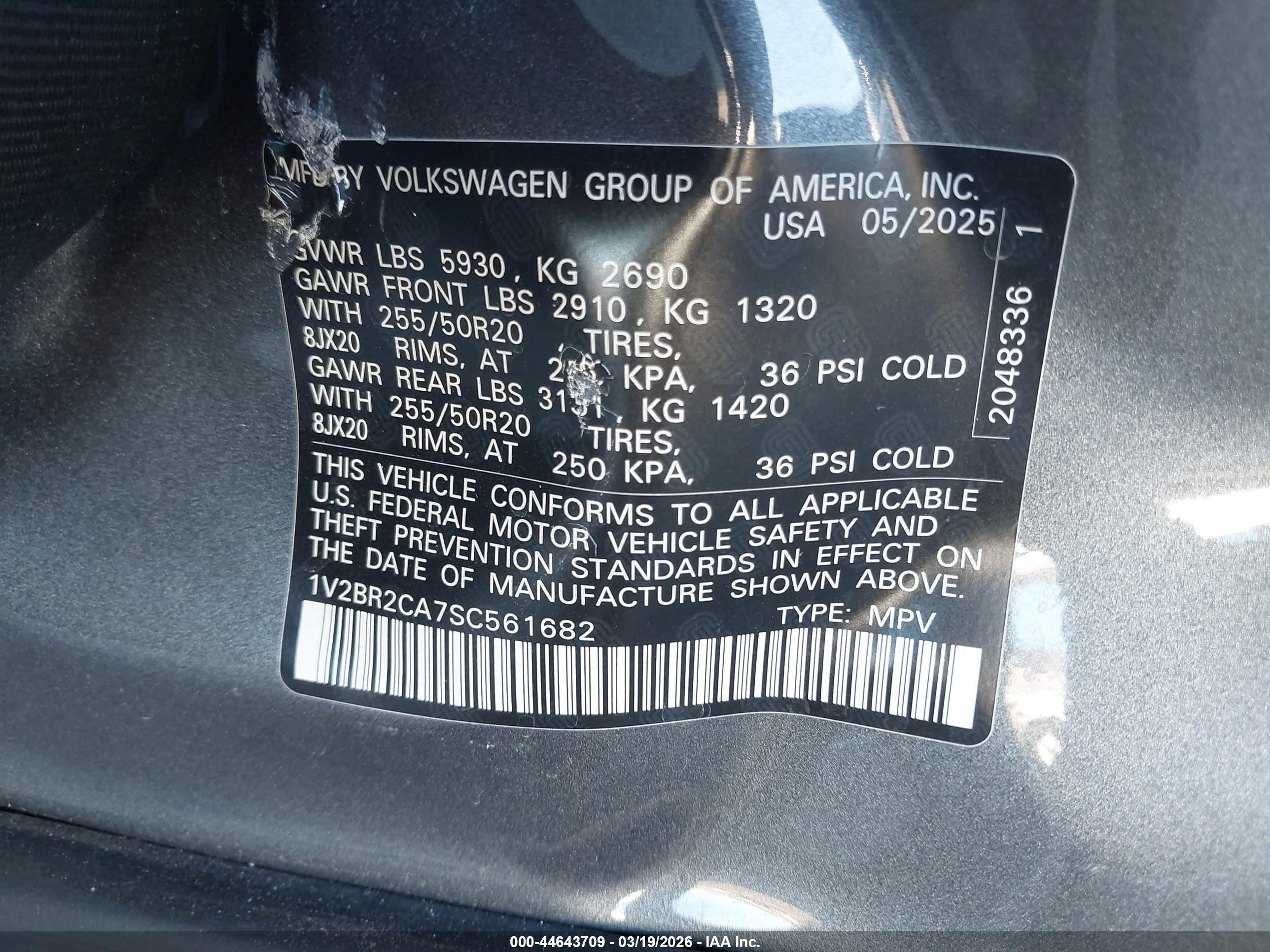 VOLKSWAGEN ATLAS image 9