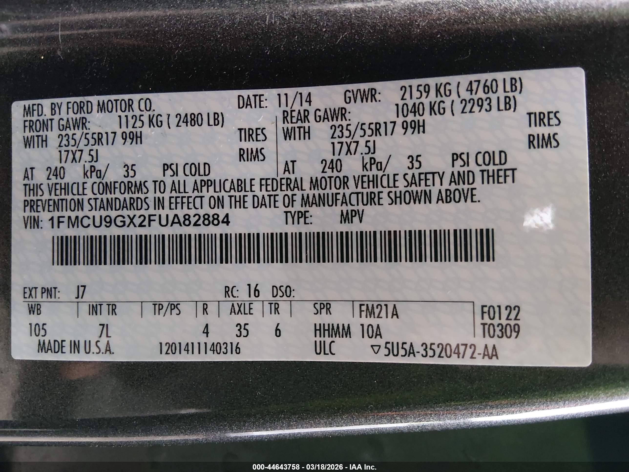FORD ESCAPE image 9