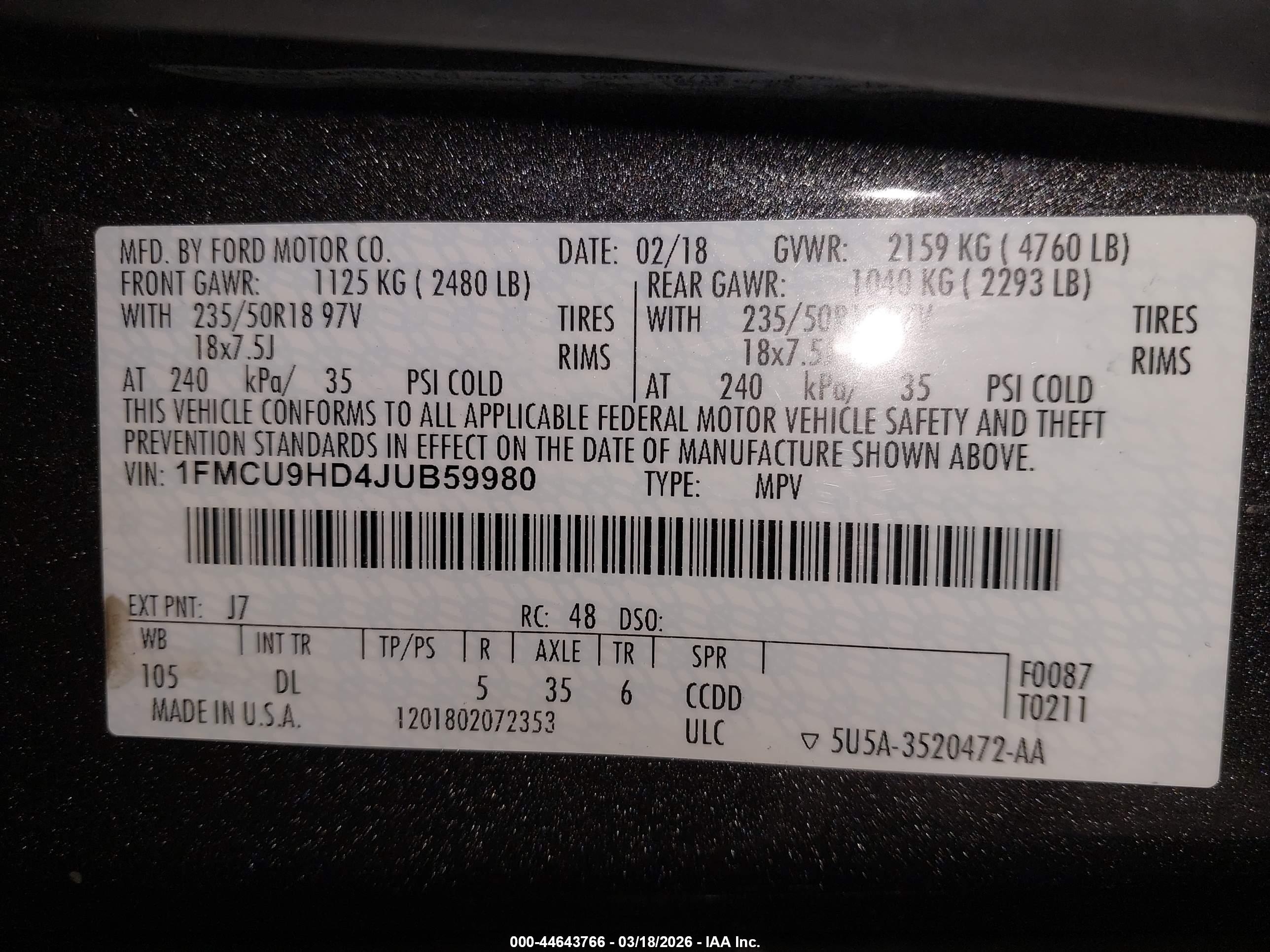FORD ESCAPE image 9