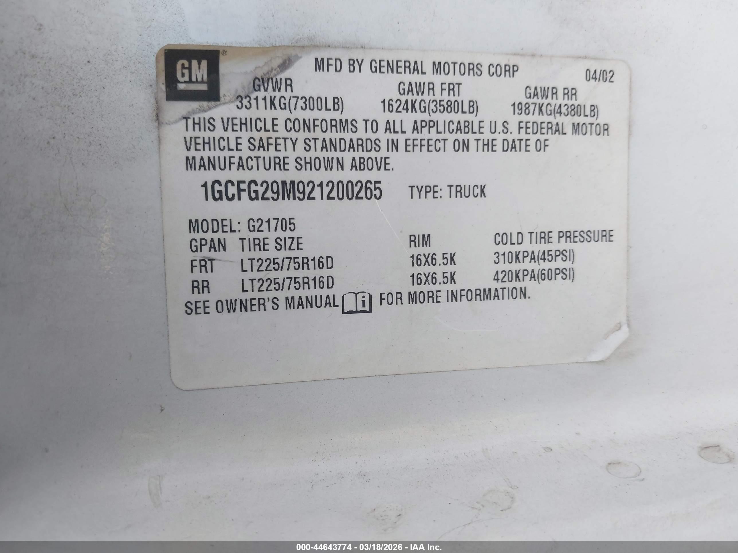 CHEVROLET EXPRESS image 9