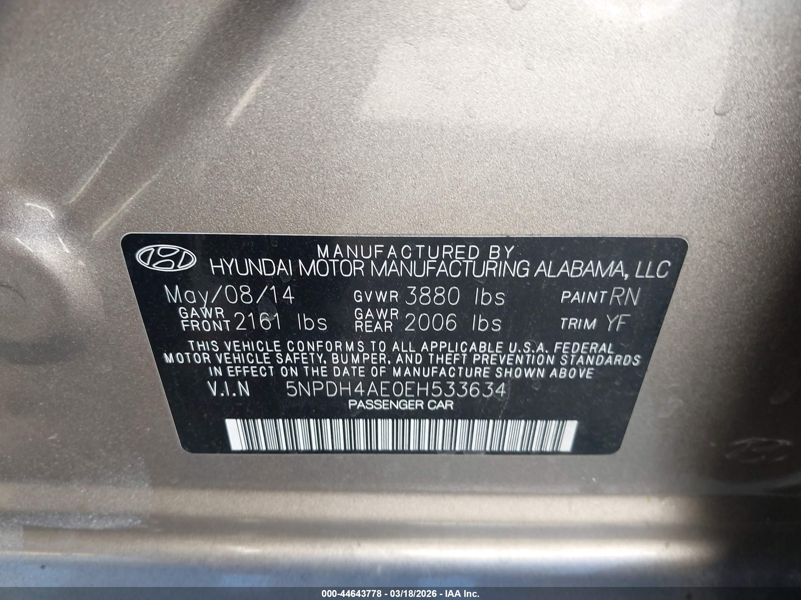HYUNDAI ELANTRA image 9