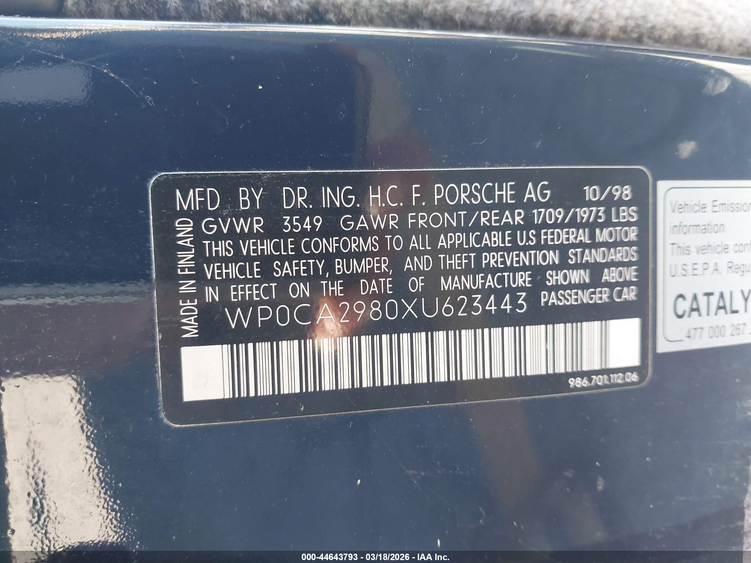 PORSCHE BOXSTER image 9