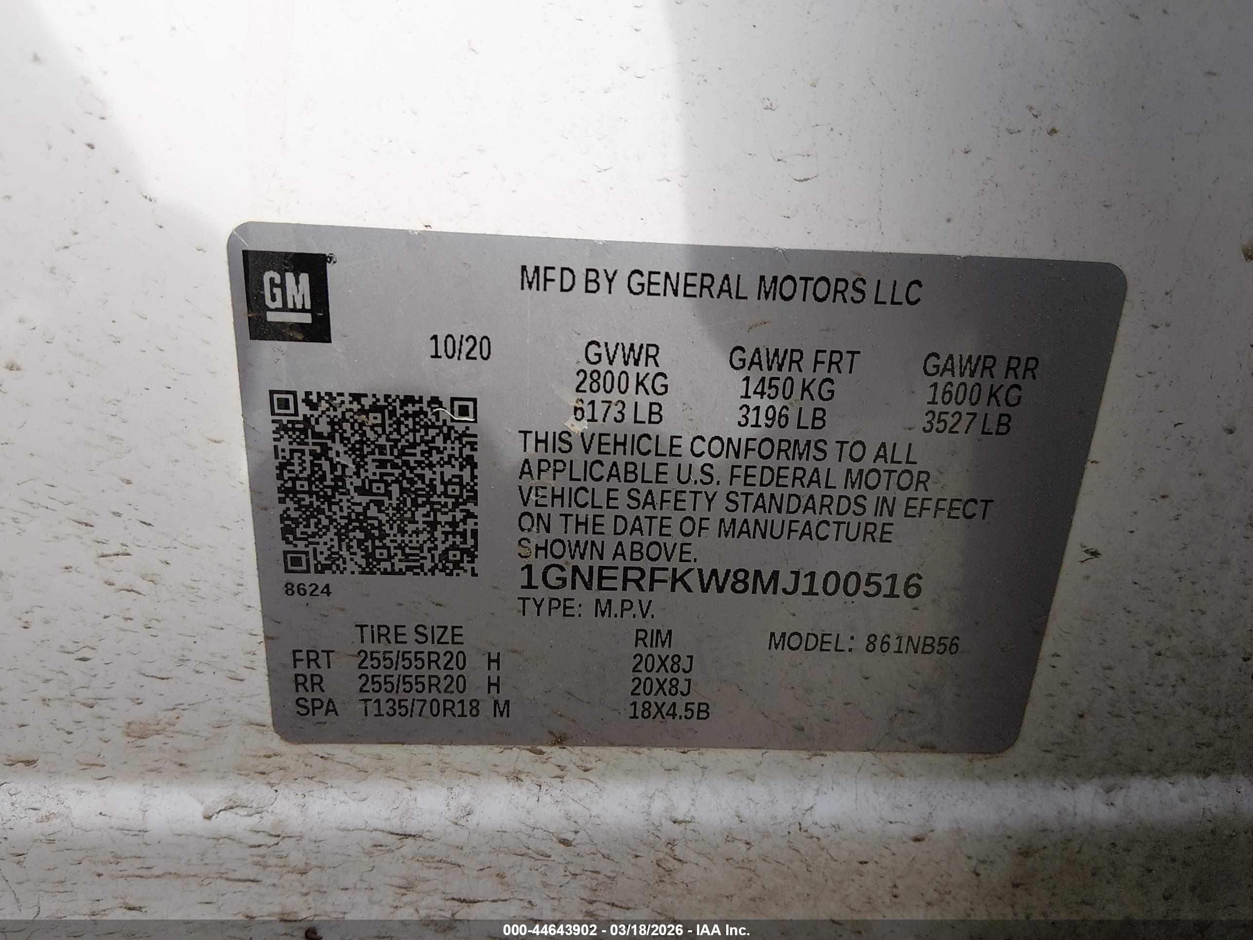 CHEVROLET TRAVERSE image 9