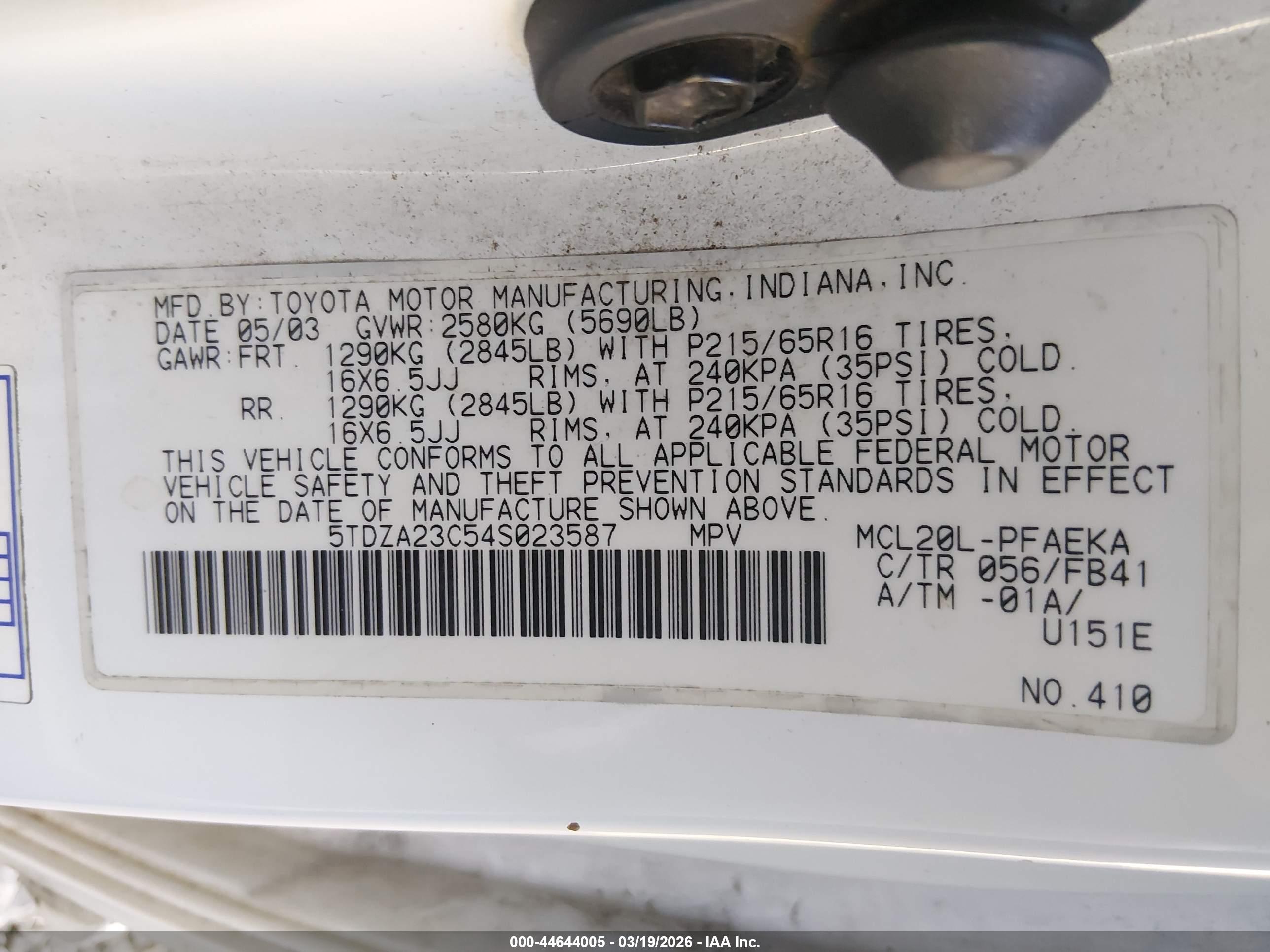 TOYOTA SIENNA image 9
