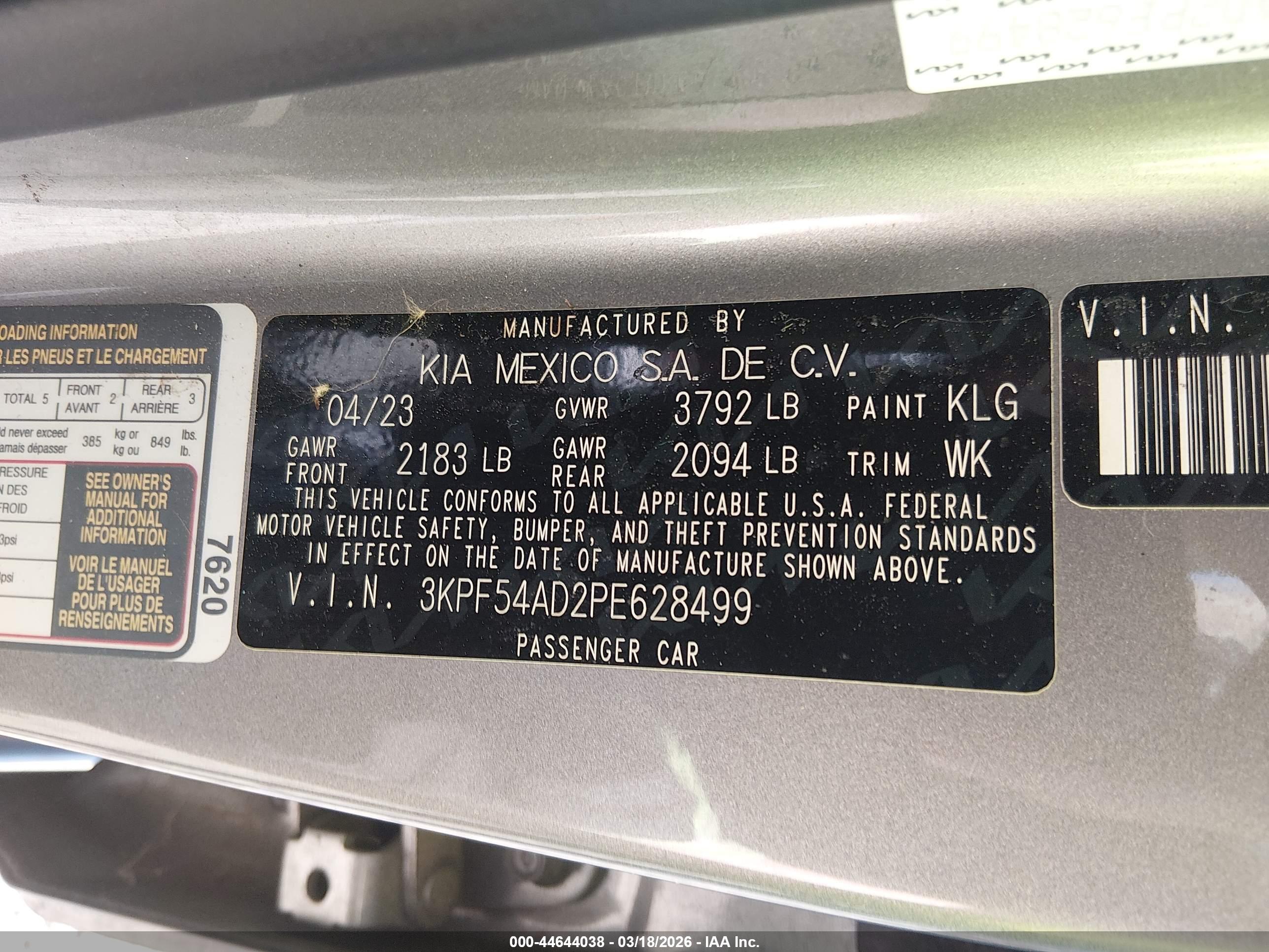 KIA FORTE image 9