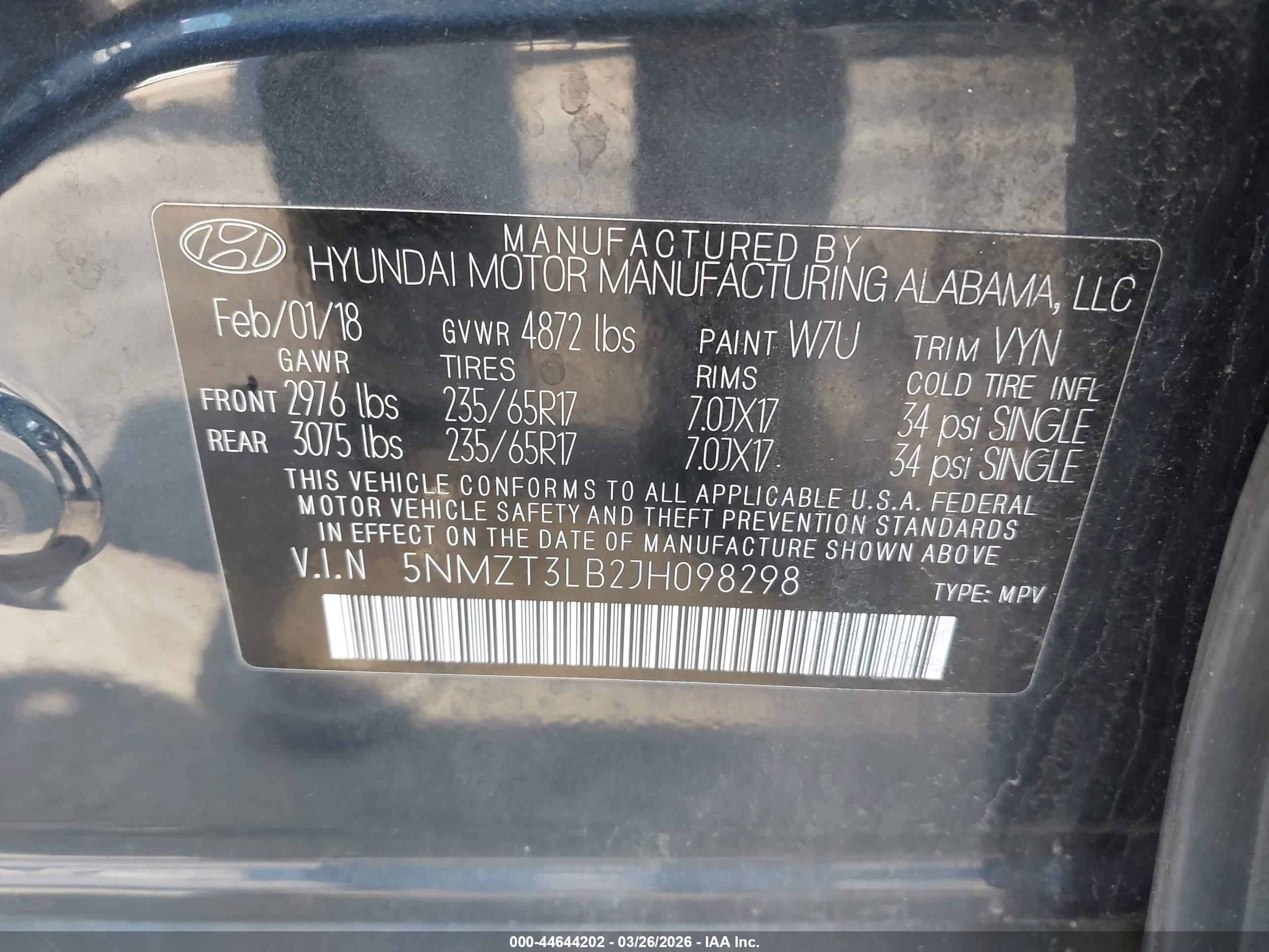 HYUNDAI SANTA image 9
