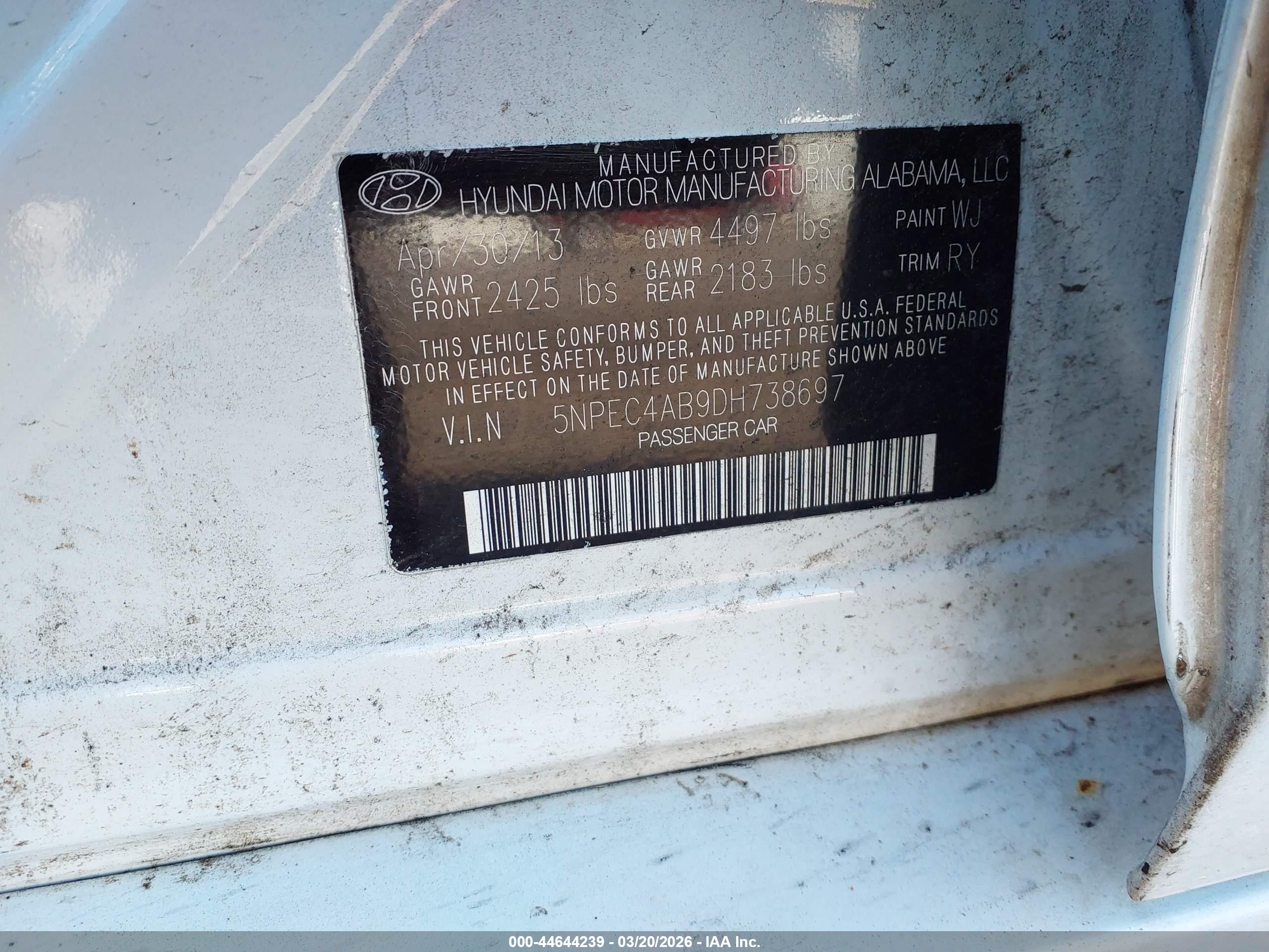 HYUNDAI SONATA image 9