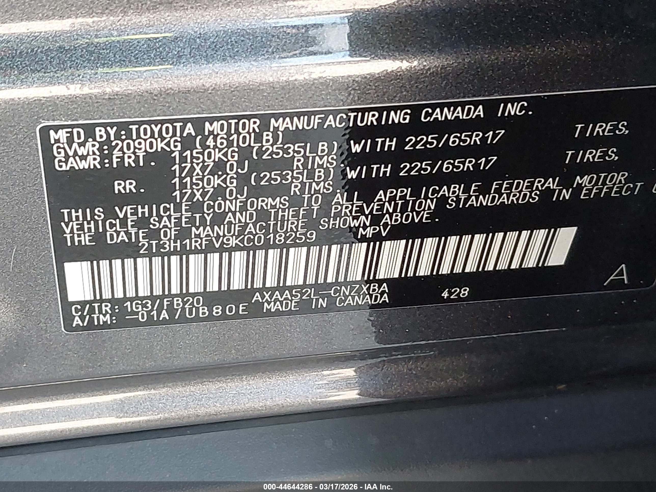 TOYOTA RAV4 image 9