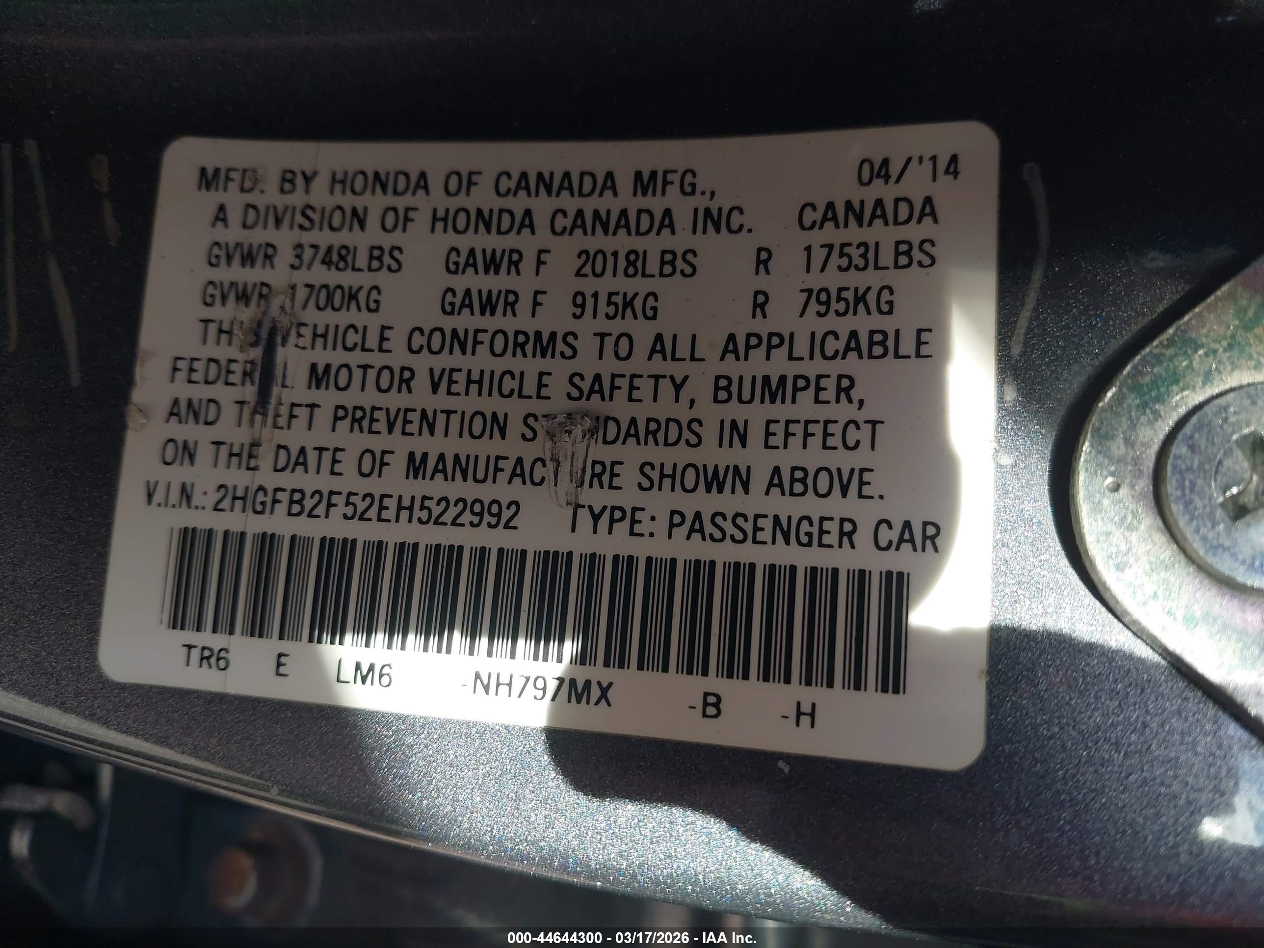 HONDA CIVIC image 9