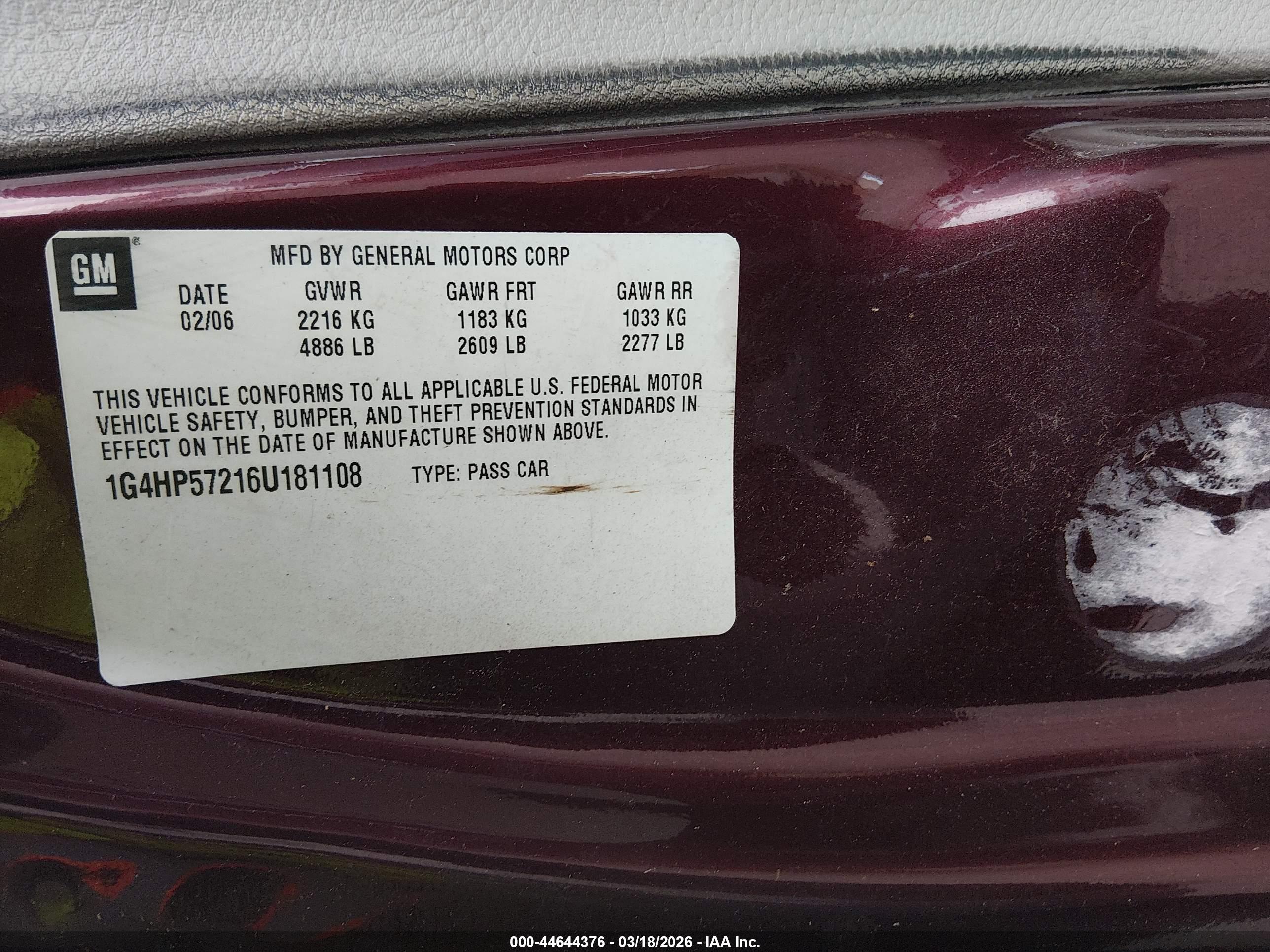 BUICK LUCERNE image 9