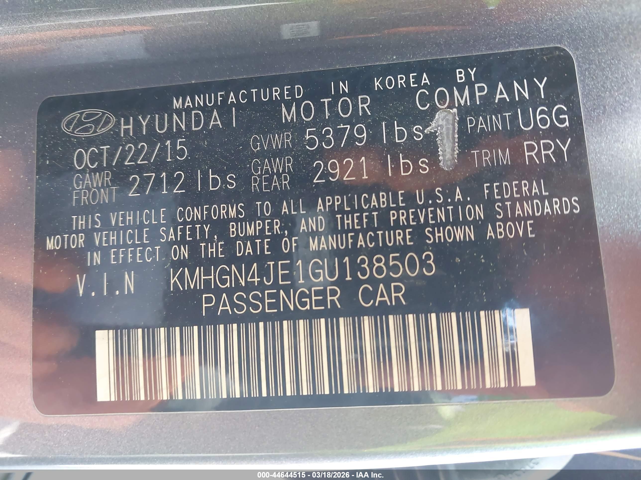 HYUNDAI GENESIS image 9