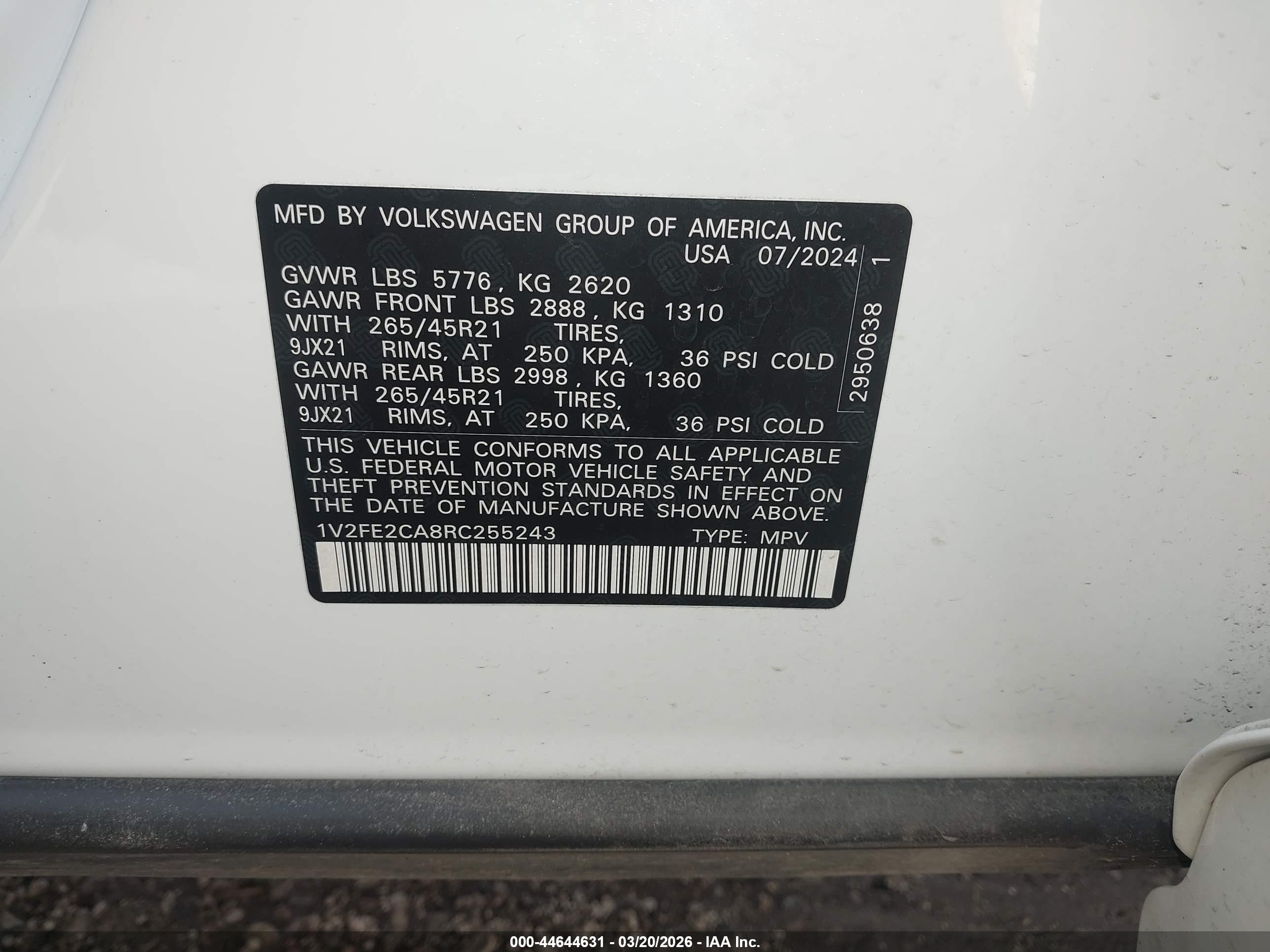VOLKSWAGEN ATLAS image 9