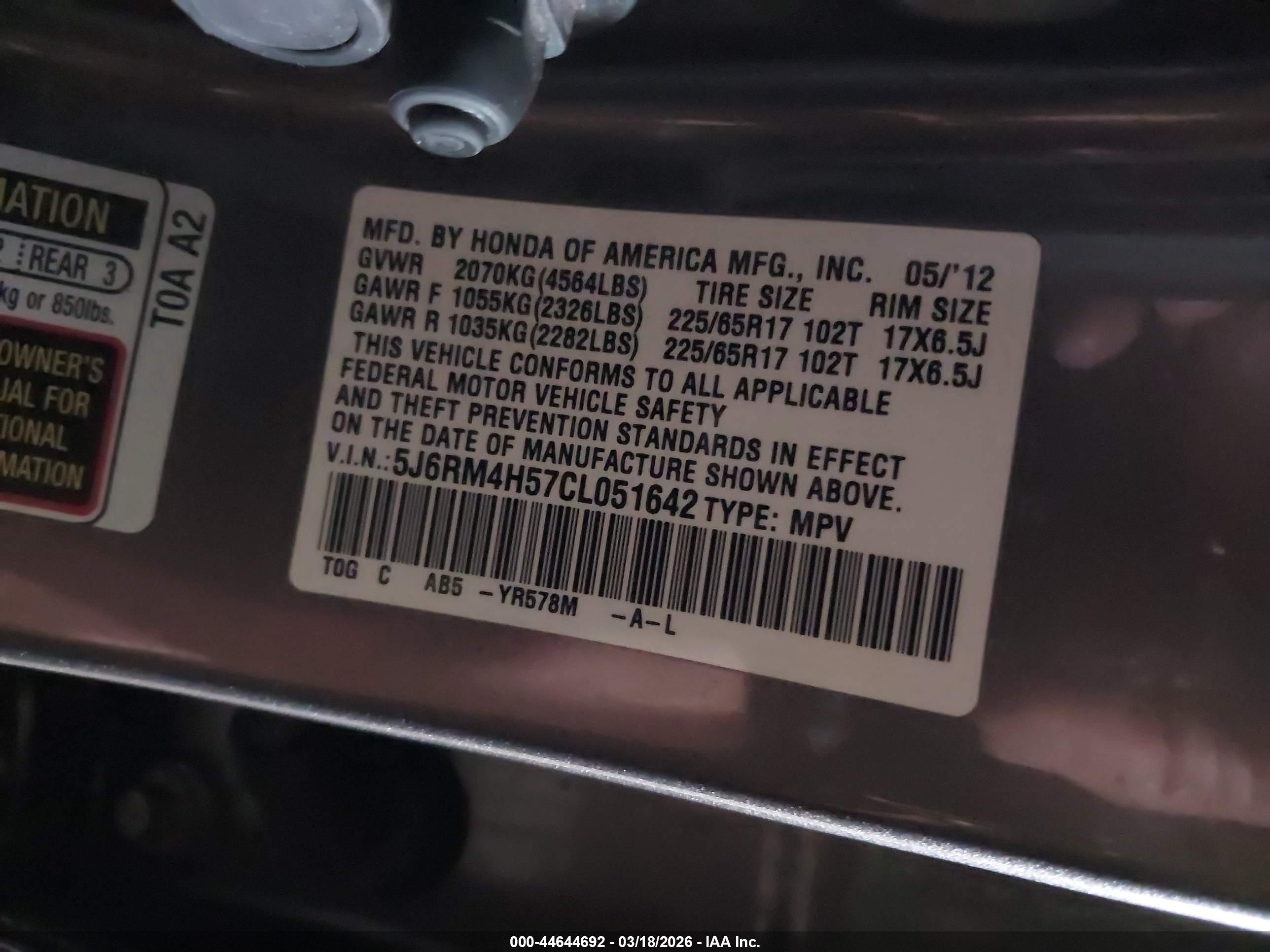 HONDA CR-V image 9