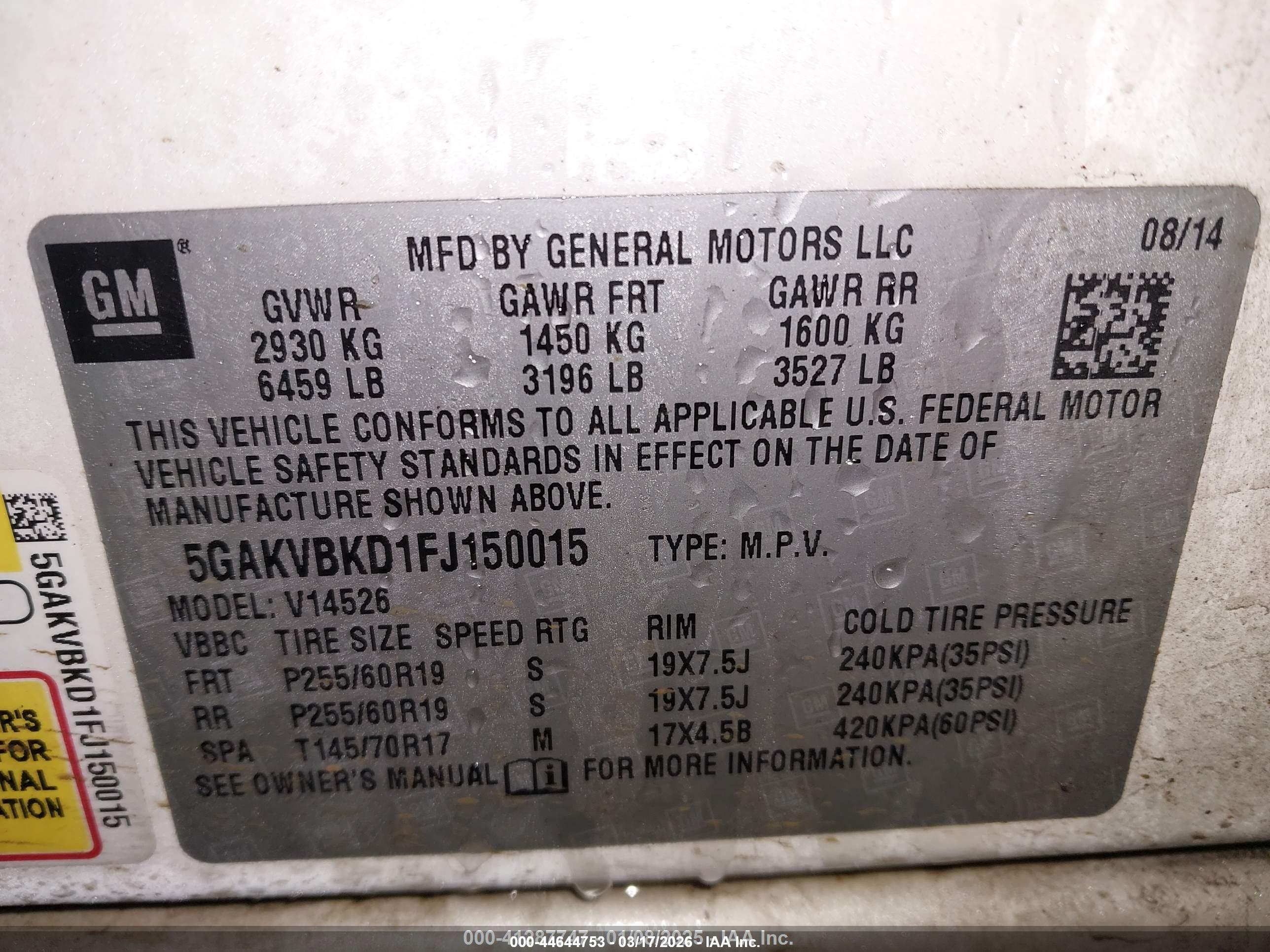 BUICK ENCLAVE image 9