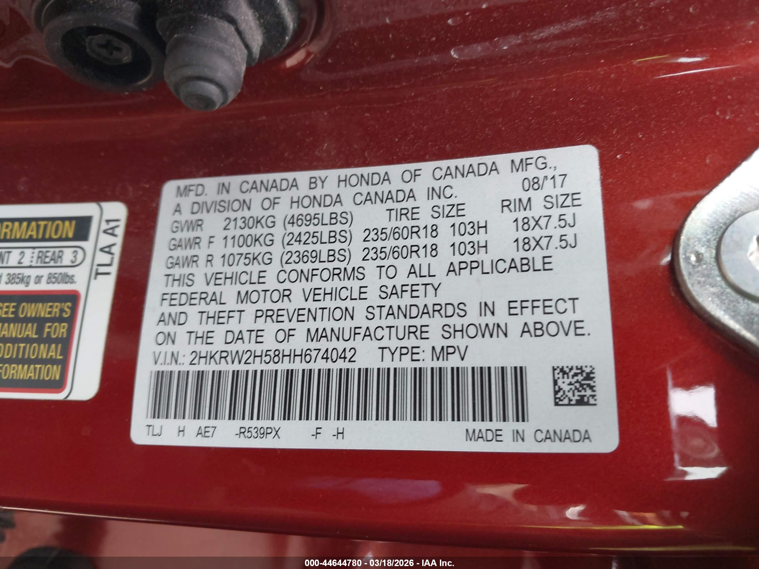 HONDA CR-V image 9