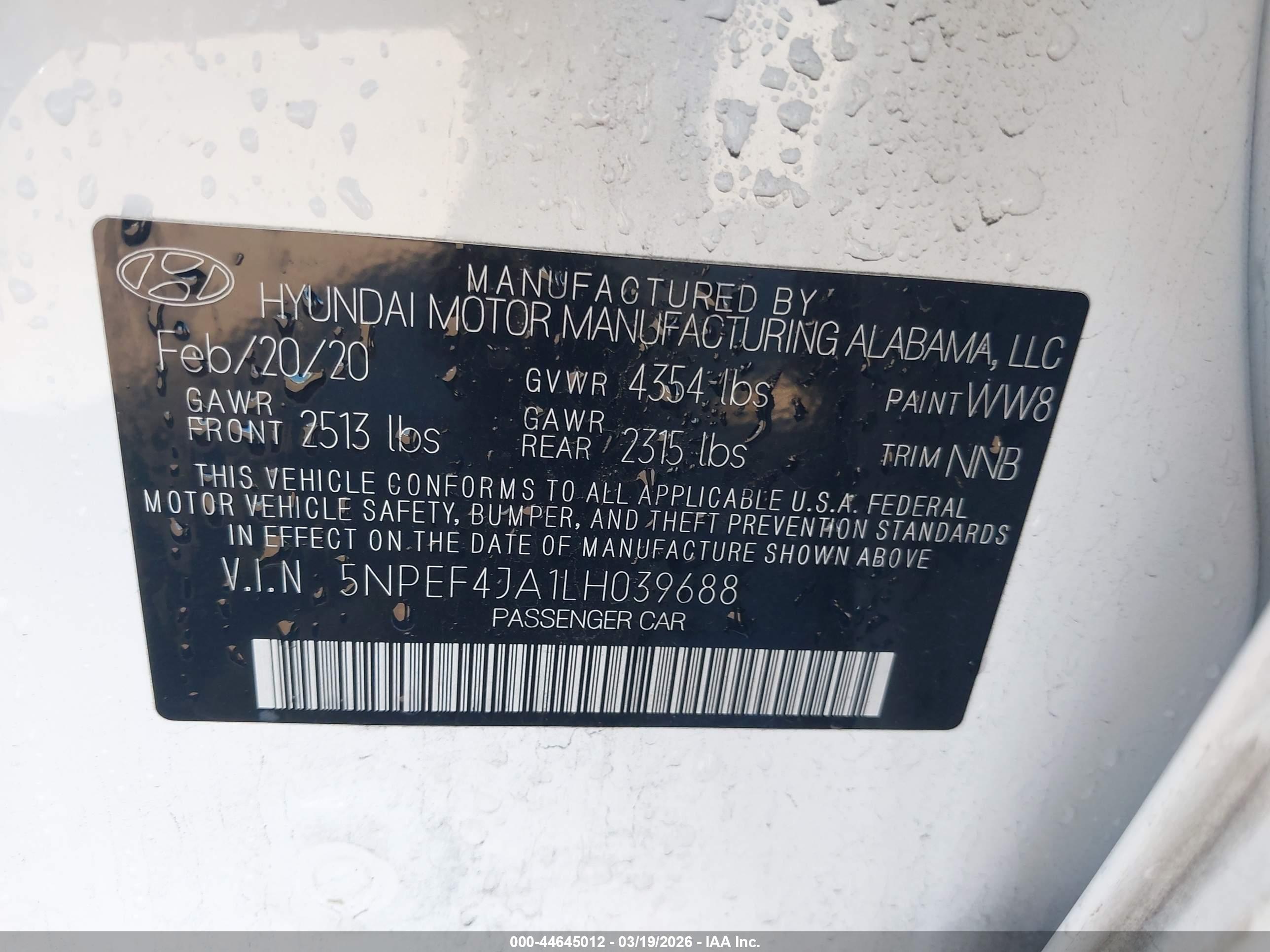 HYUNDAI SONATA image 9