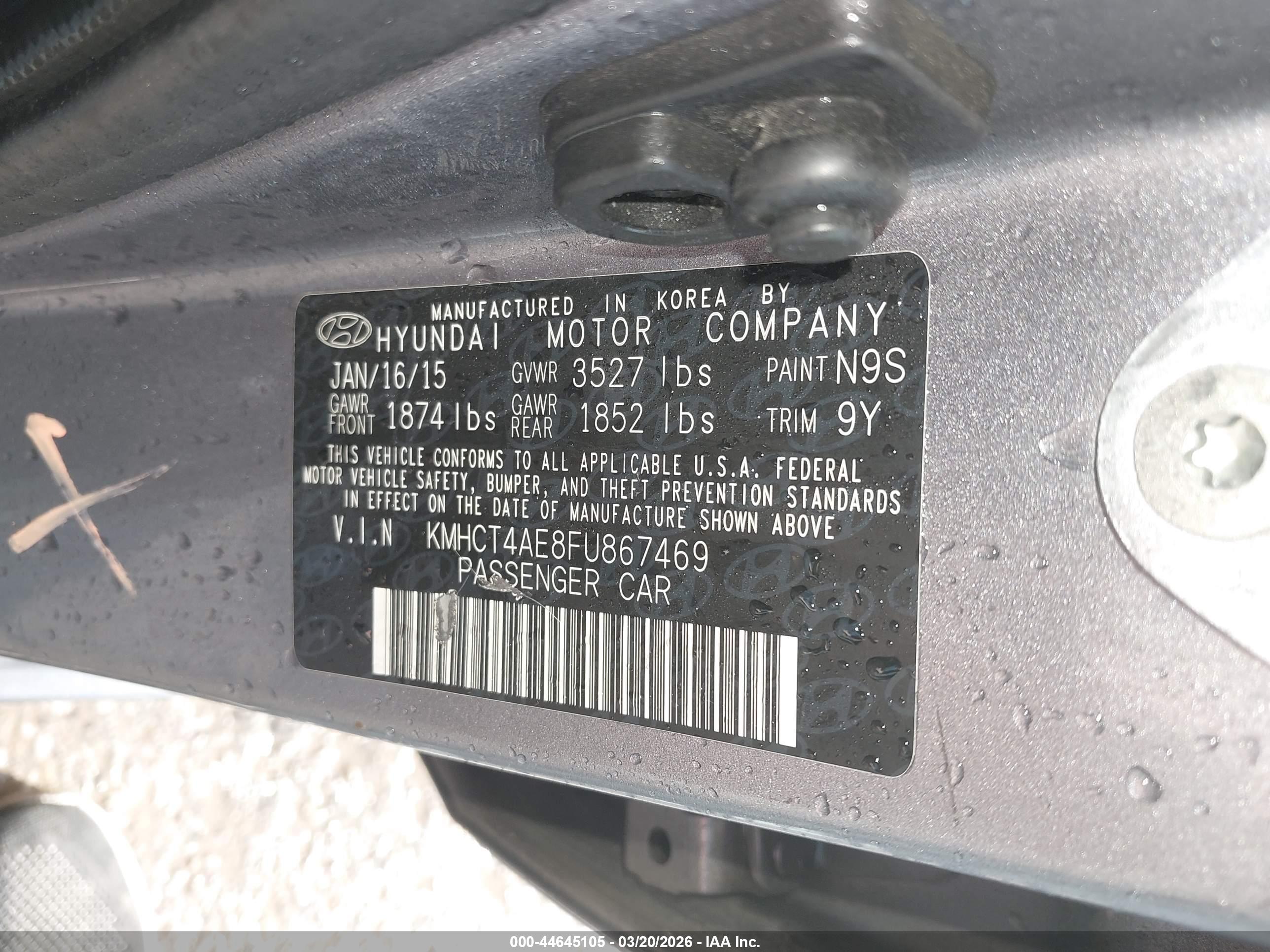 HYUNDAI ACCENT image 9