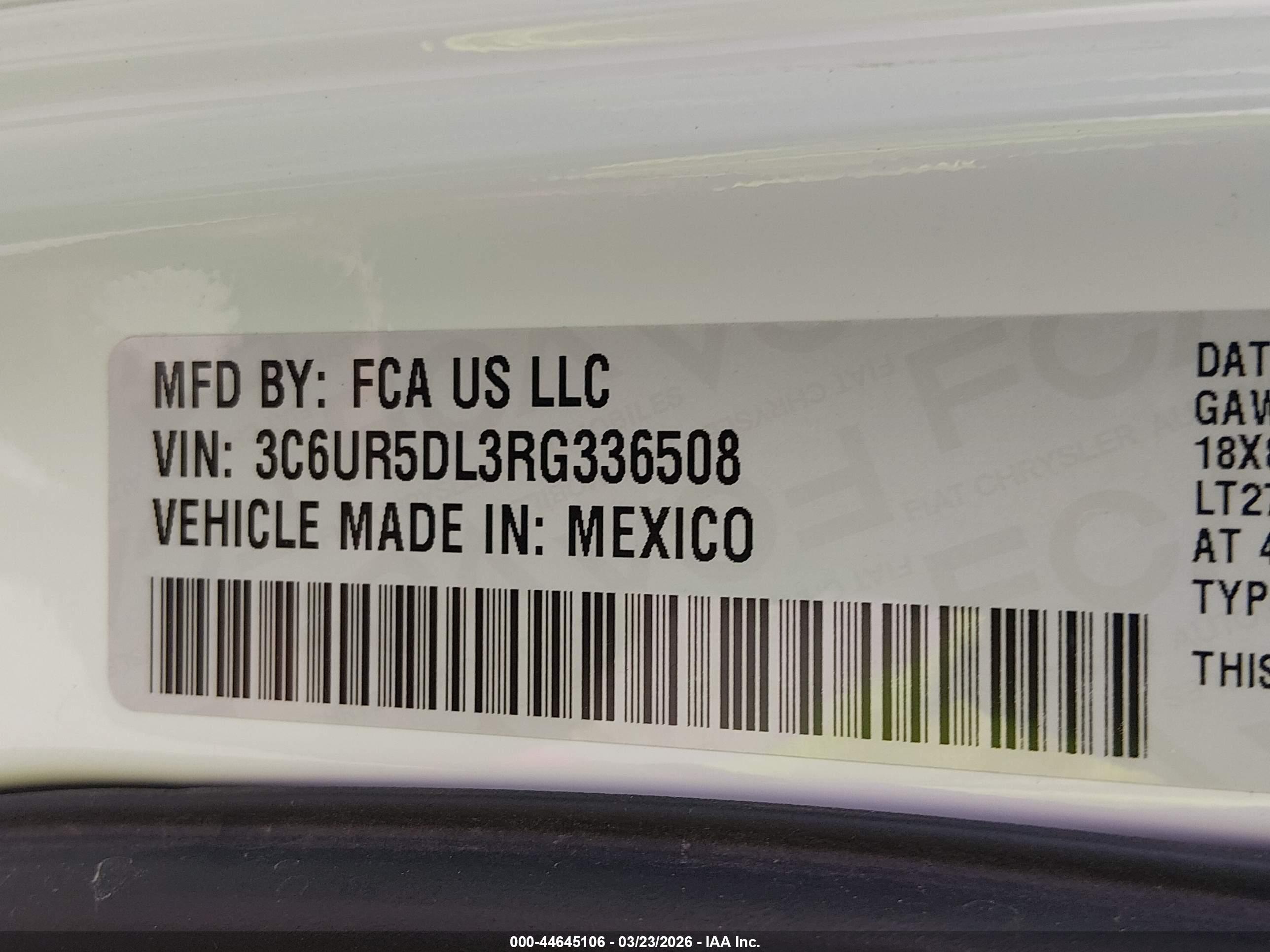 RAM 2500 image 9