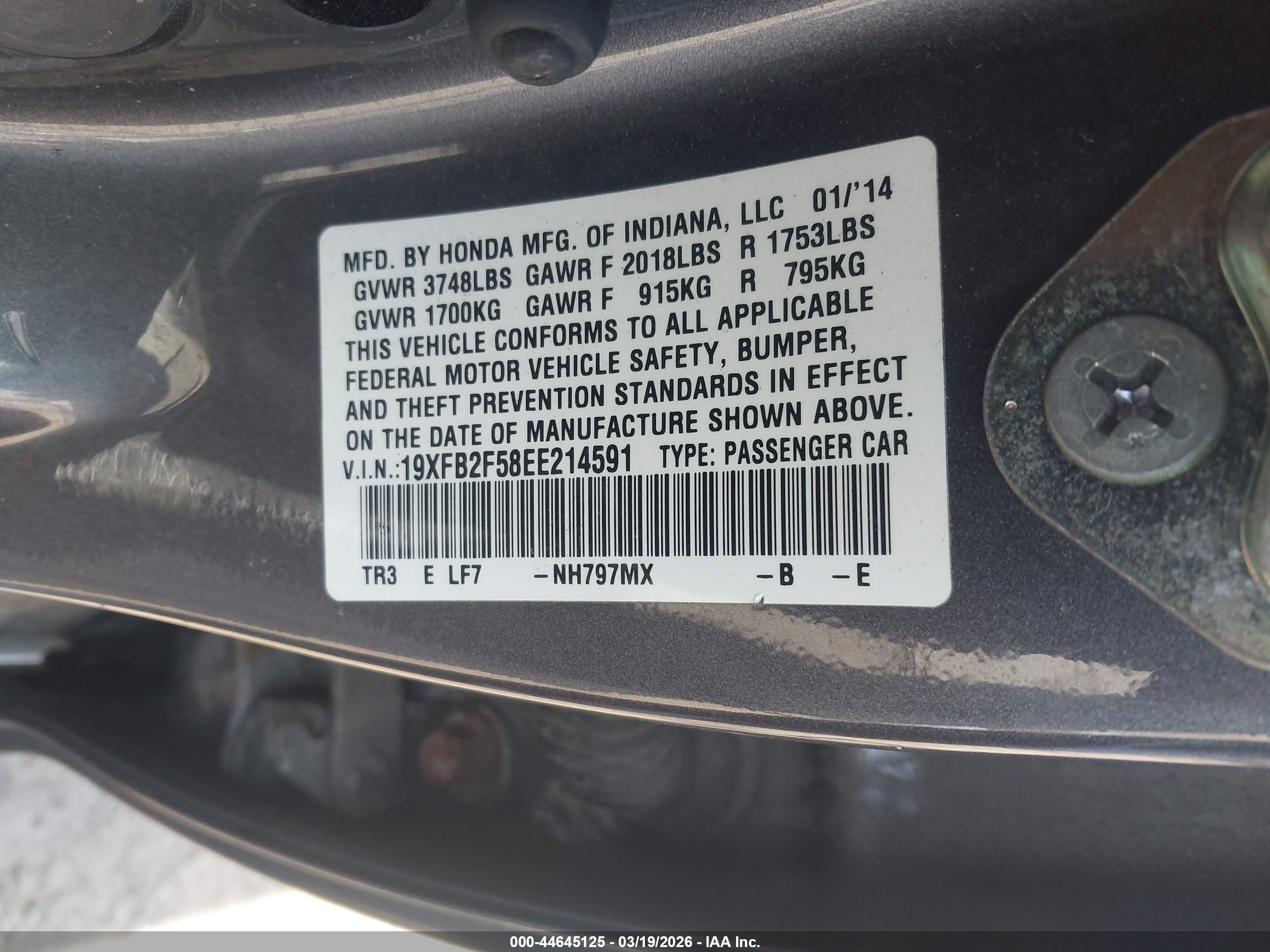 HONDA CIVIC image 9