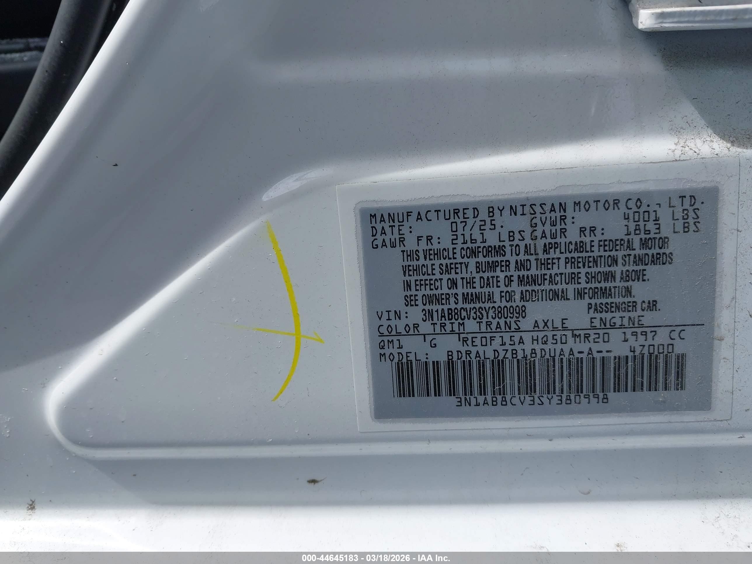 NISSAN SENTRA image 9