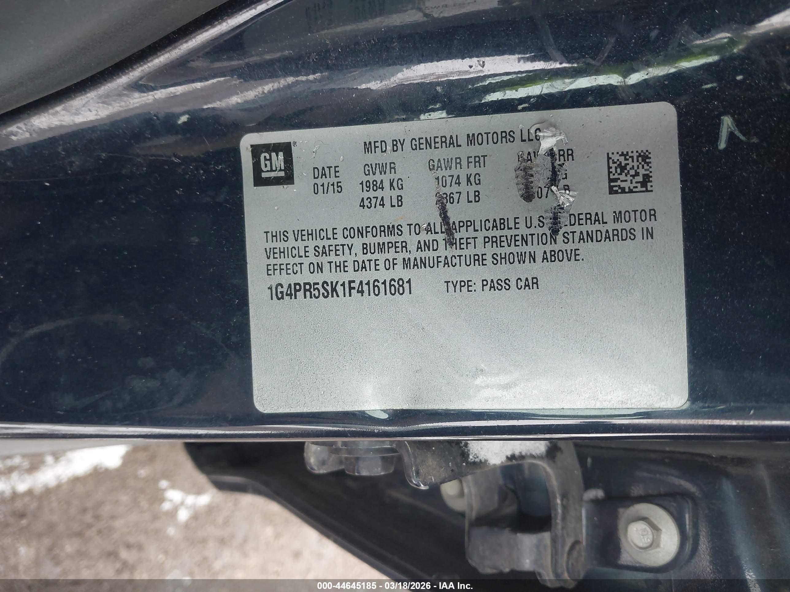BUICK VERANO image 9