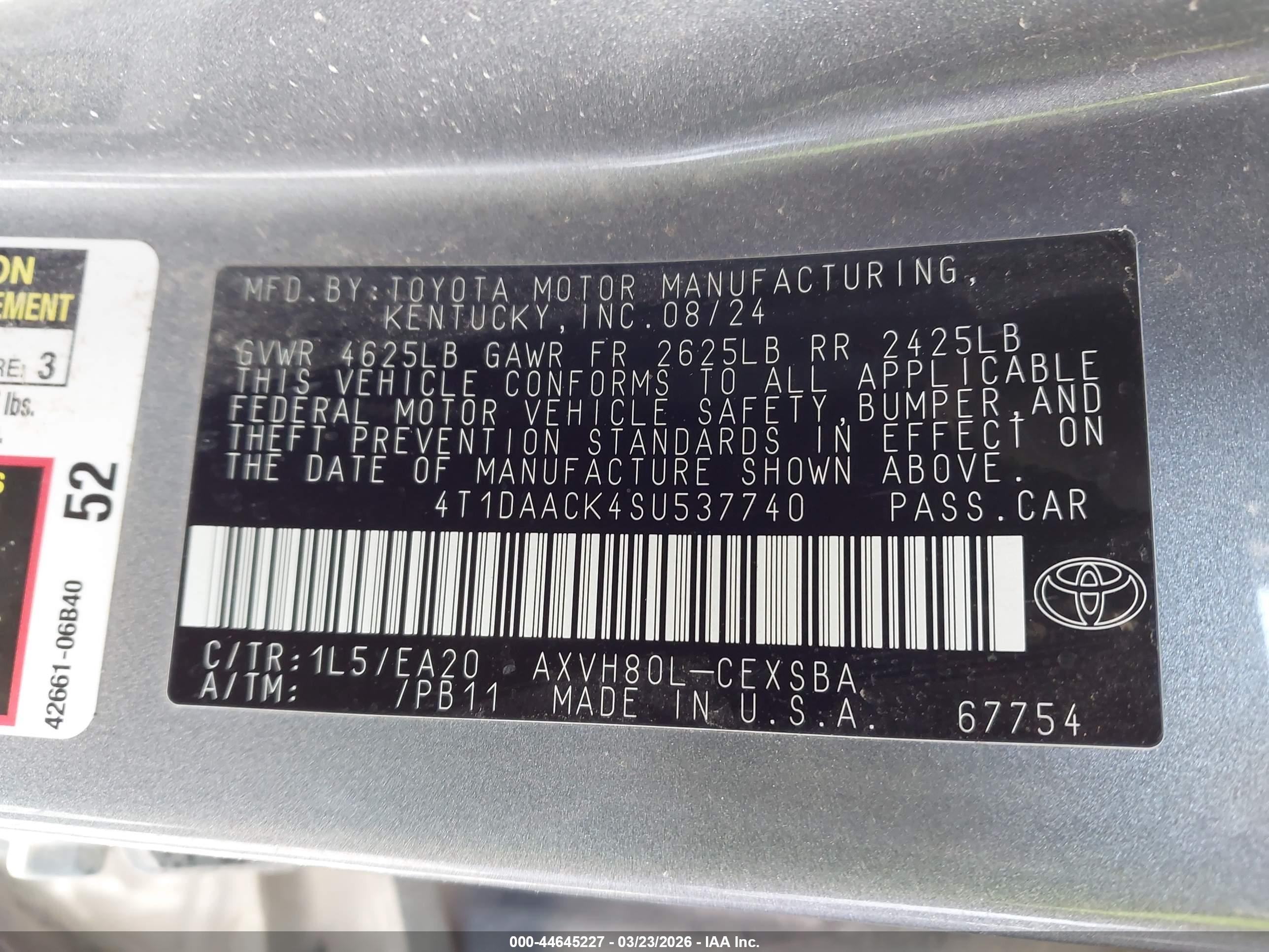 TOYOTA CAMRY image 9