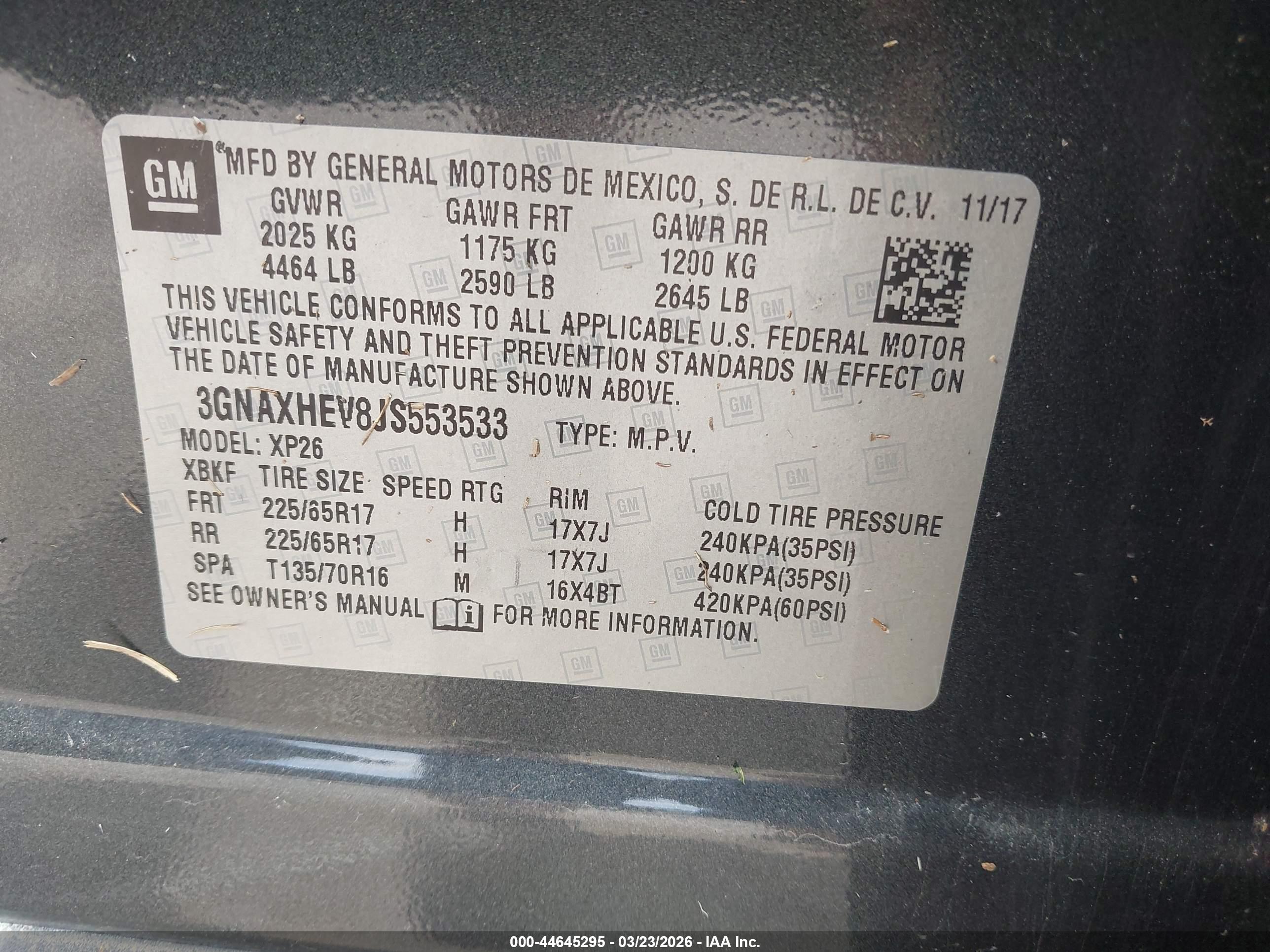 CHEVROLET EQUINOX image 9