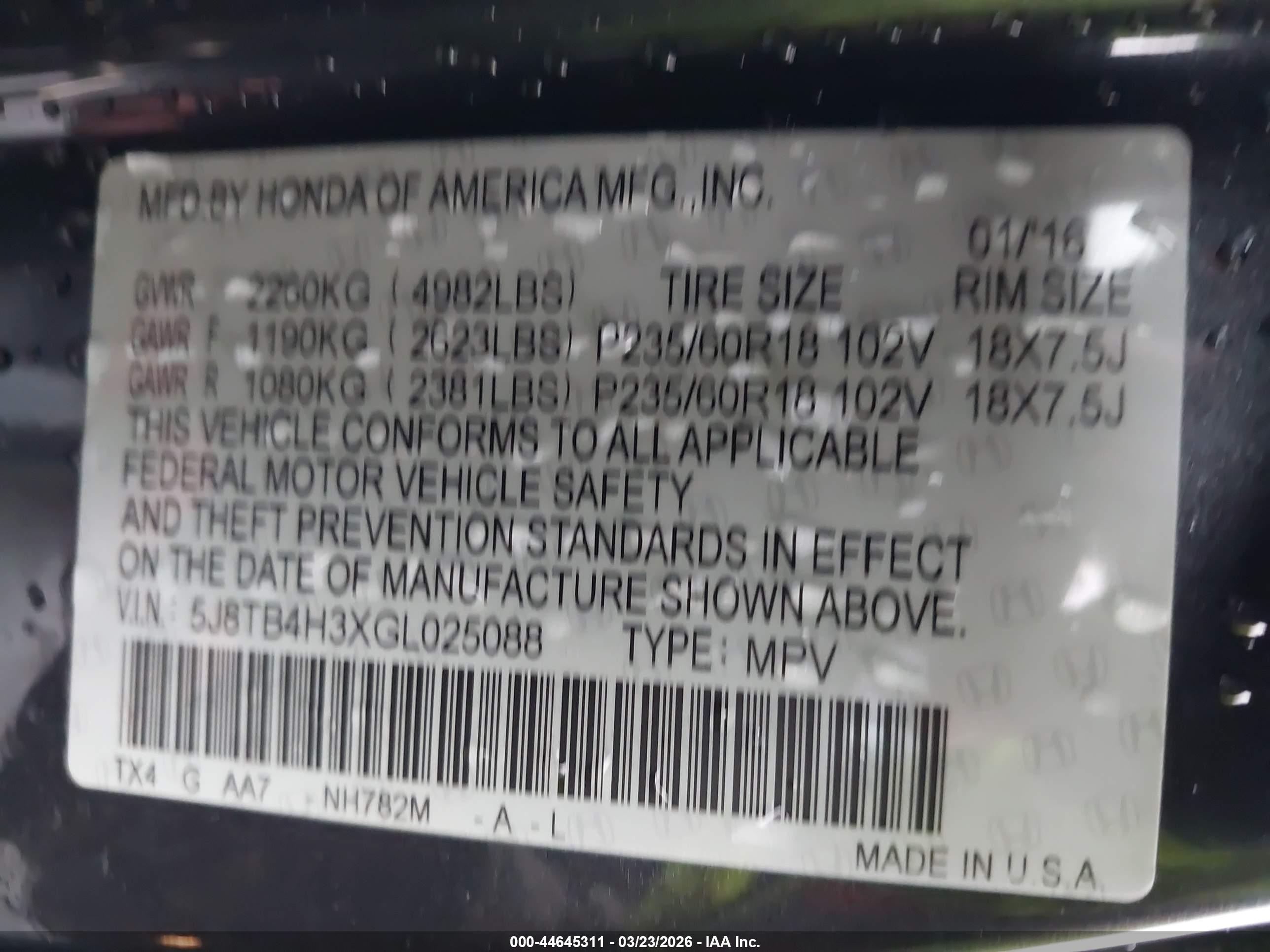 ACURA RDX image 9