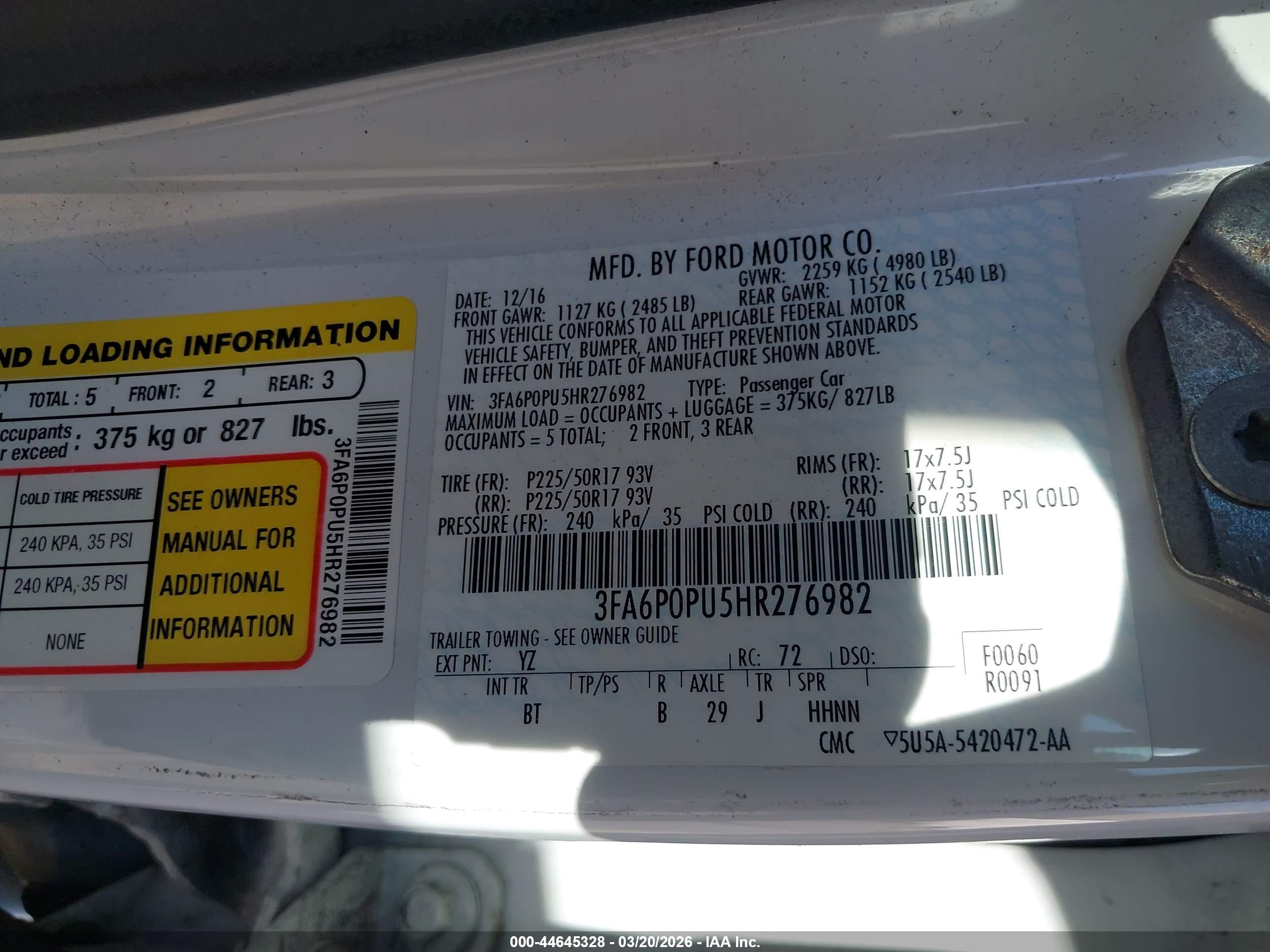 FORD FUSION image 9