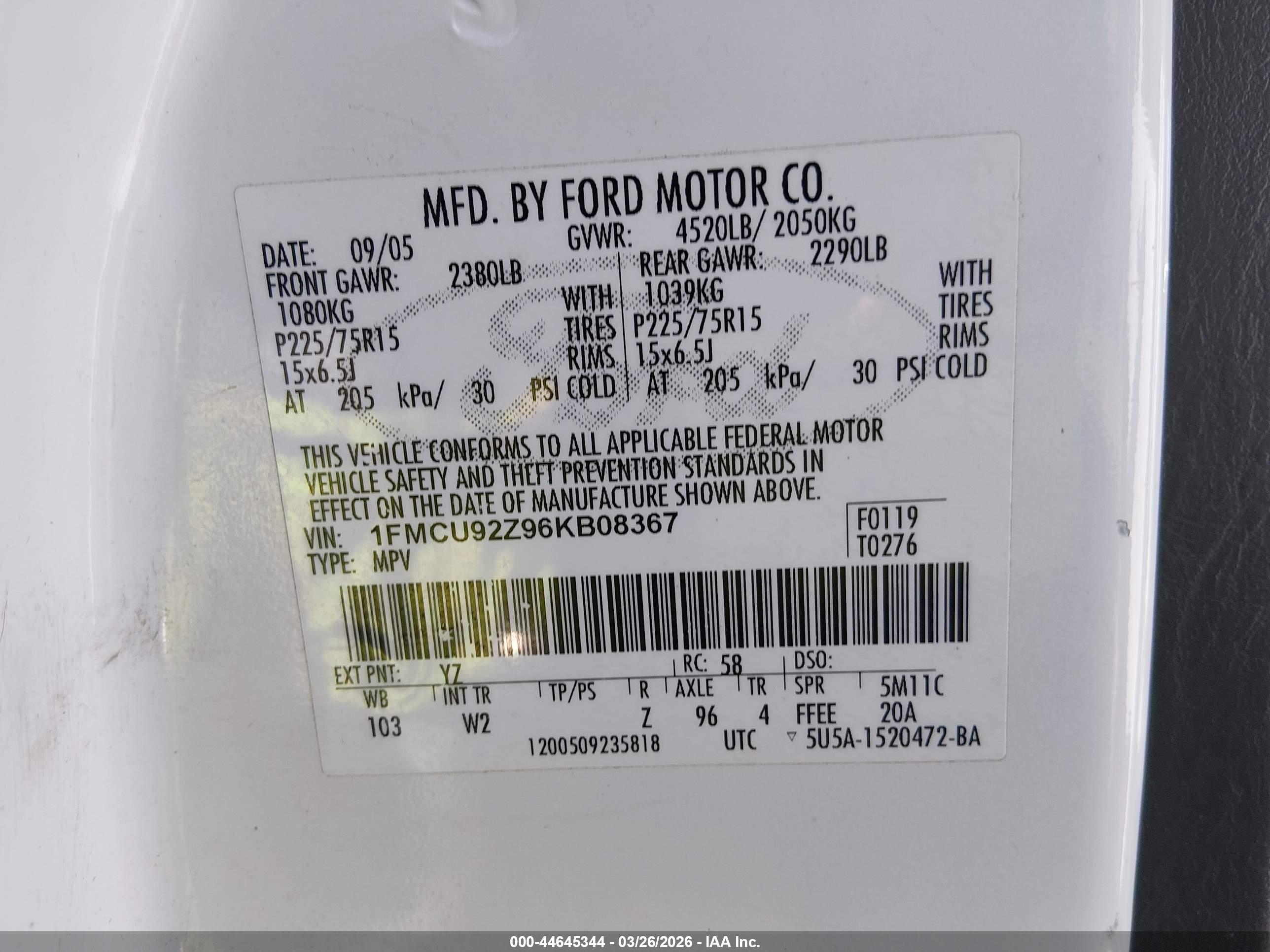 FORD ESCAPE image 9