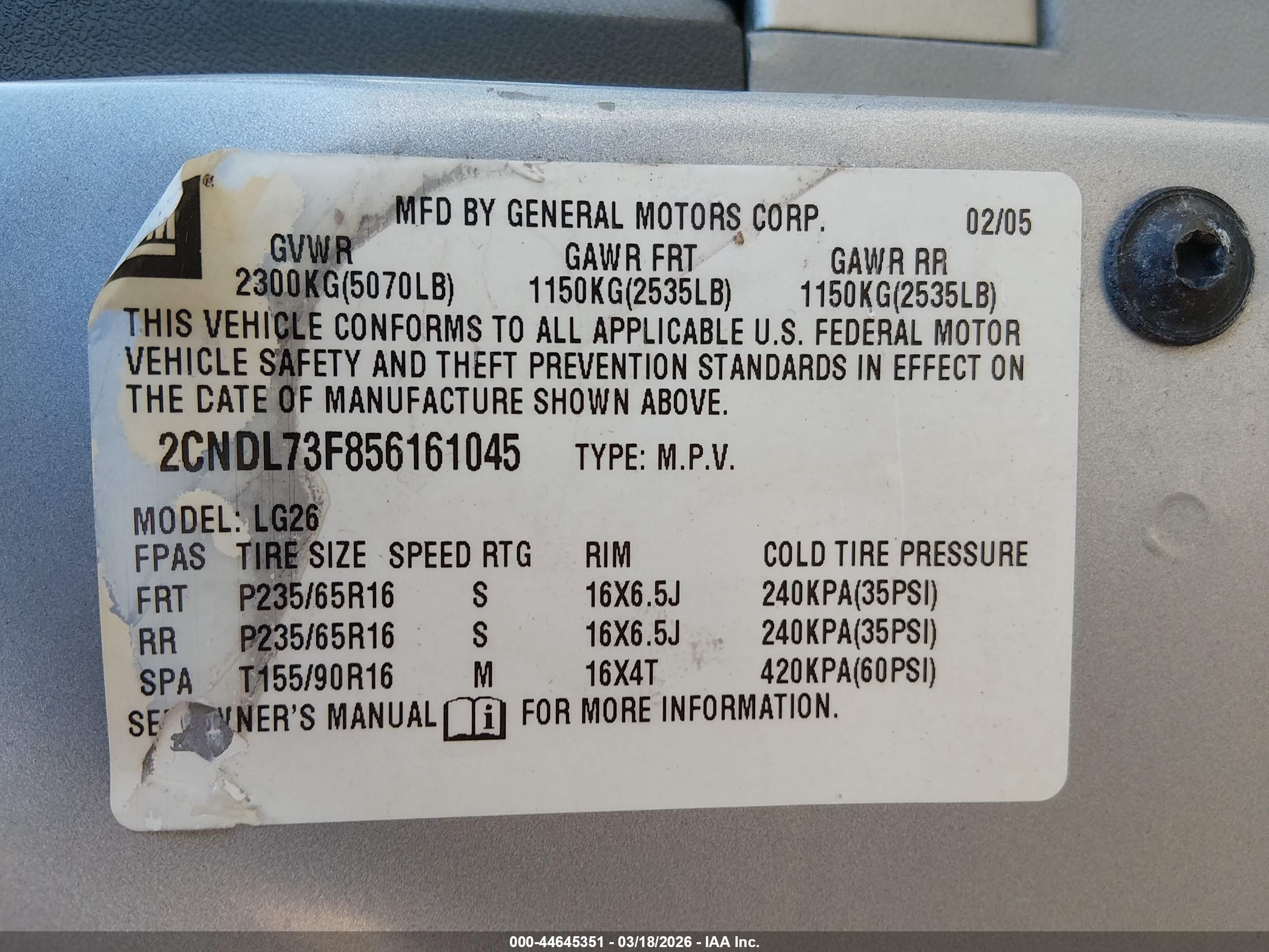 CHEVROLET EQUINOX image 9