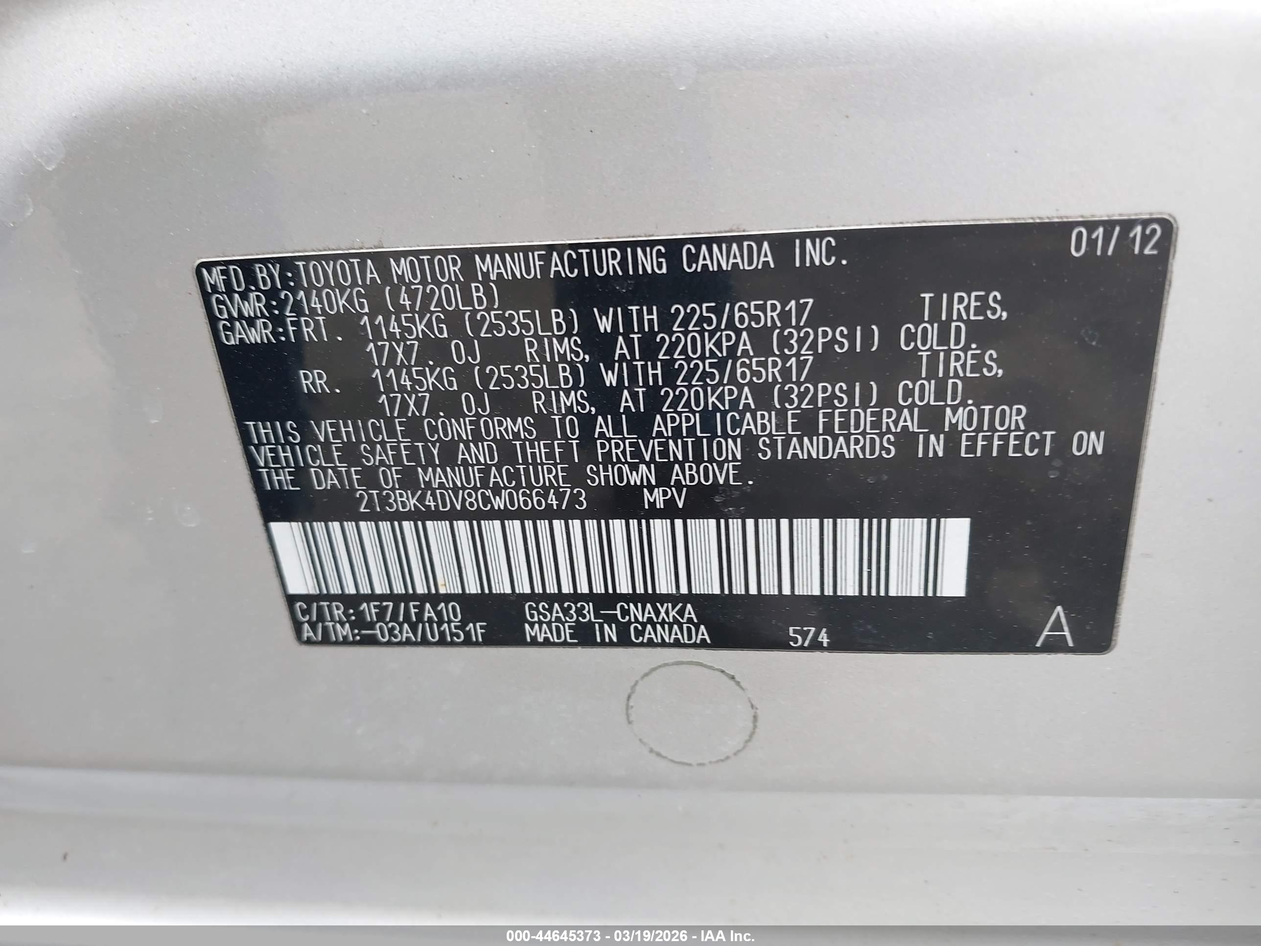 TOYOTA RAV4 image 9