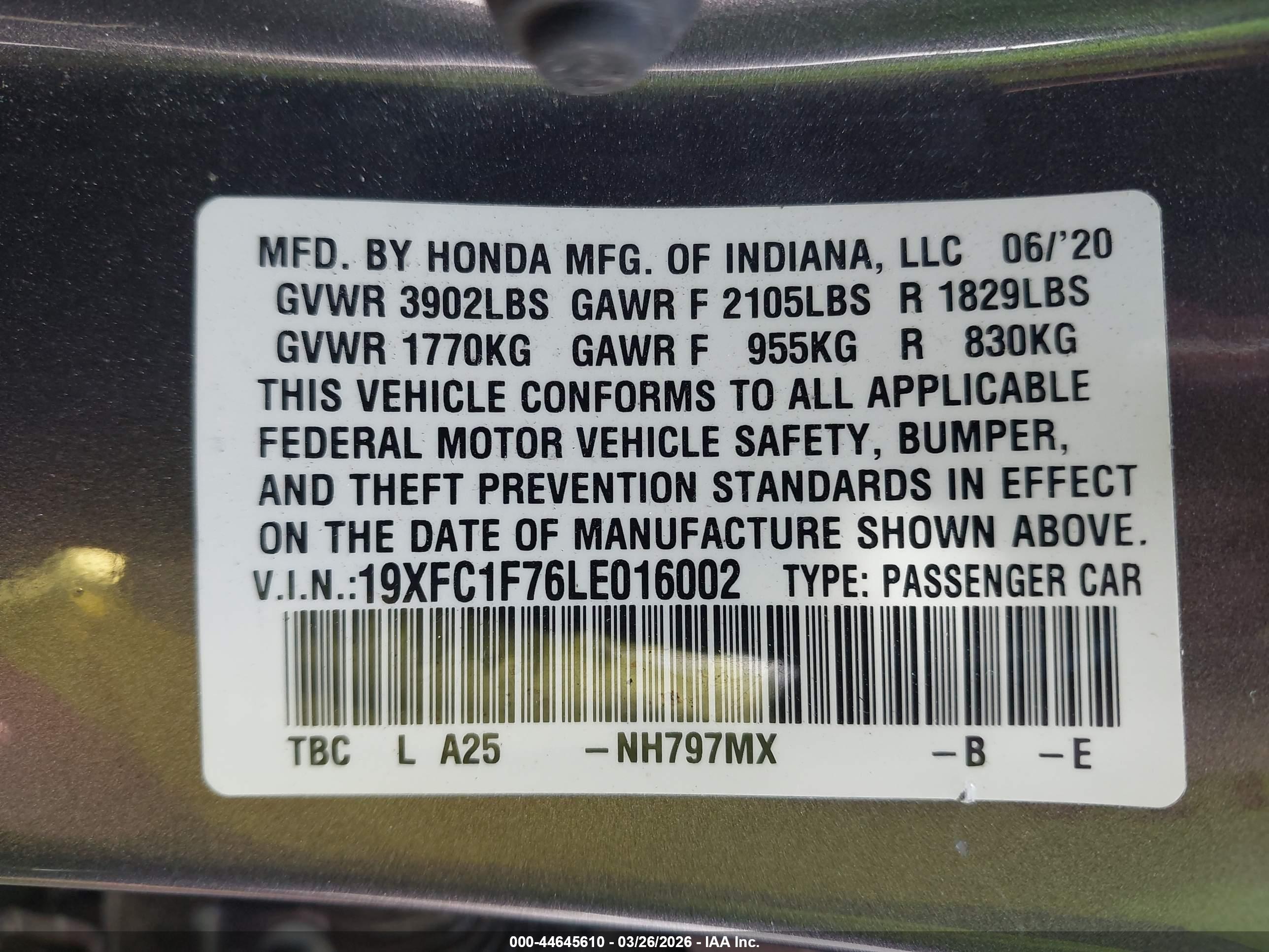 HONDA CIVIC image 9