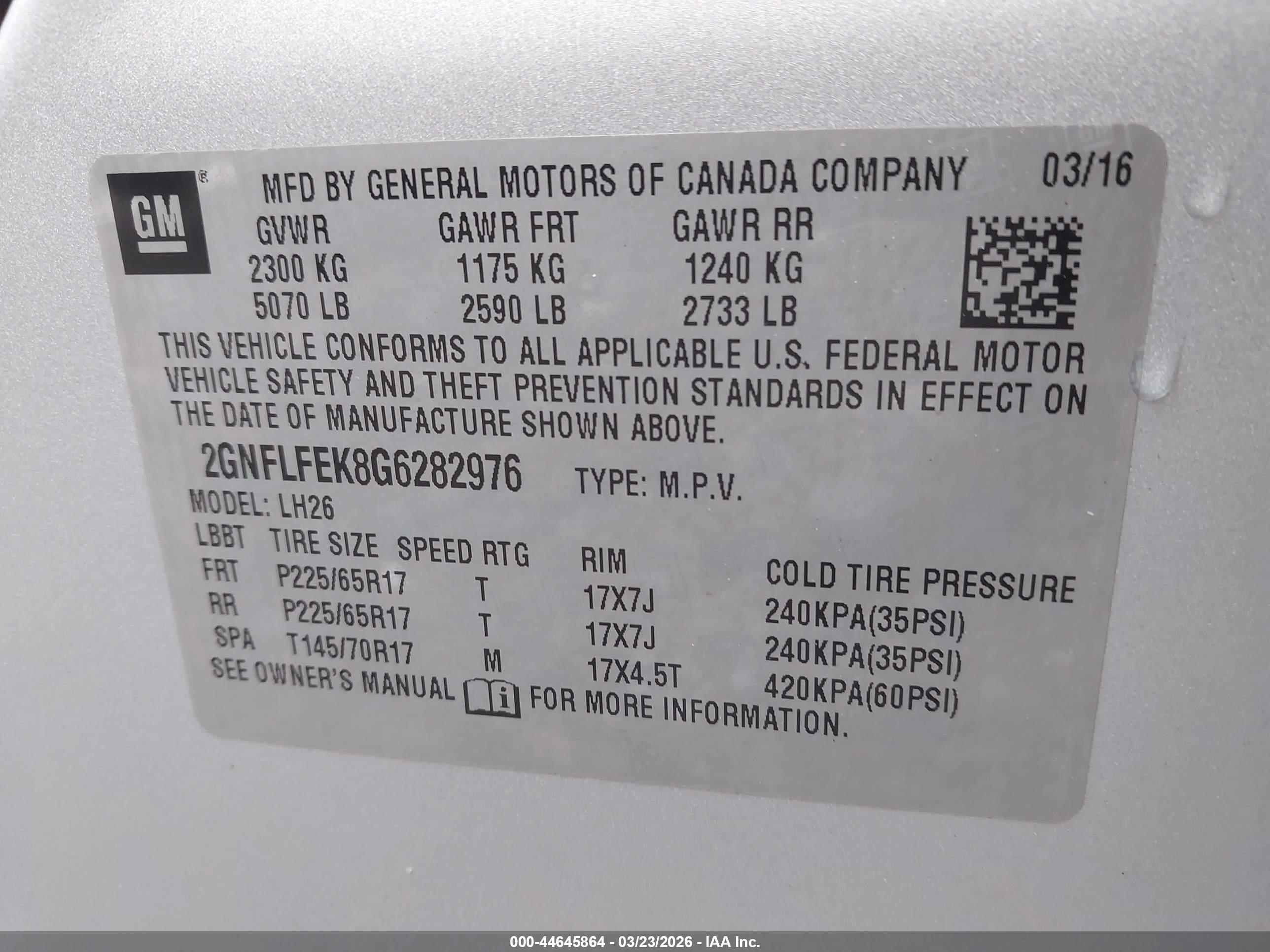 CHEVROLET EQUINOX image 9
